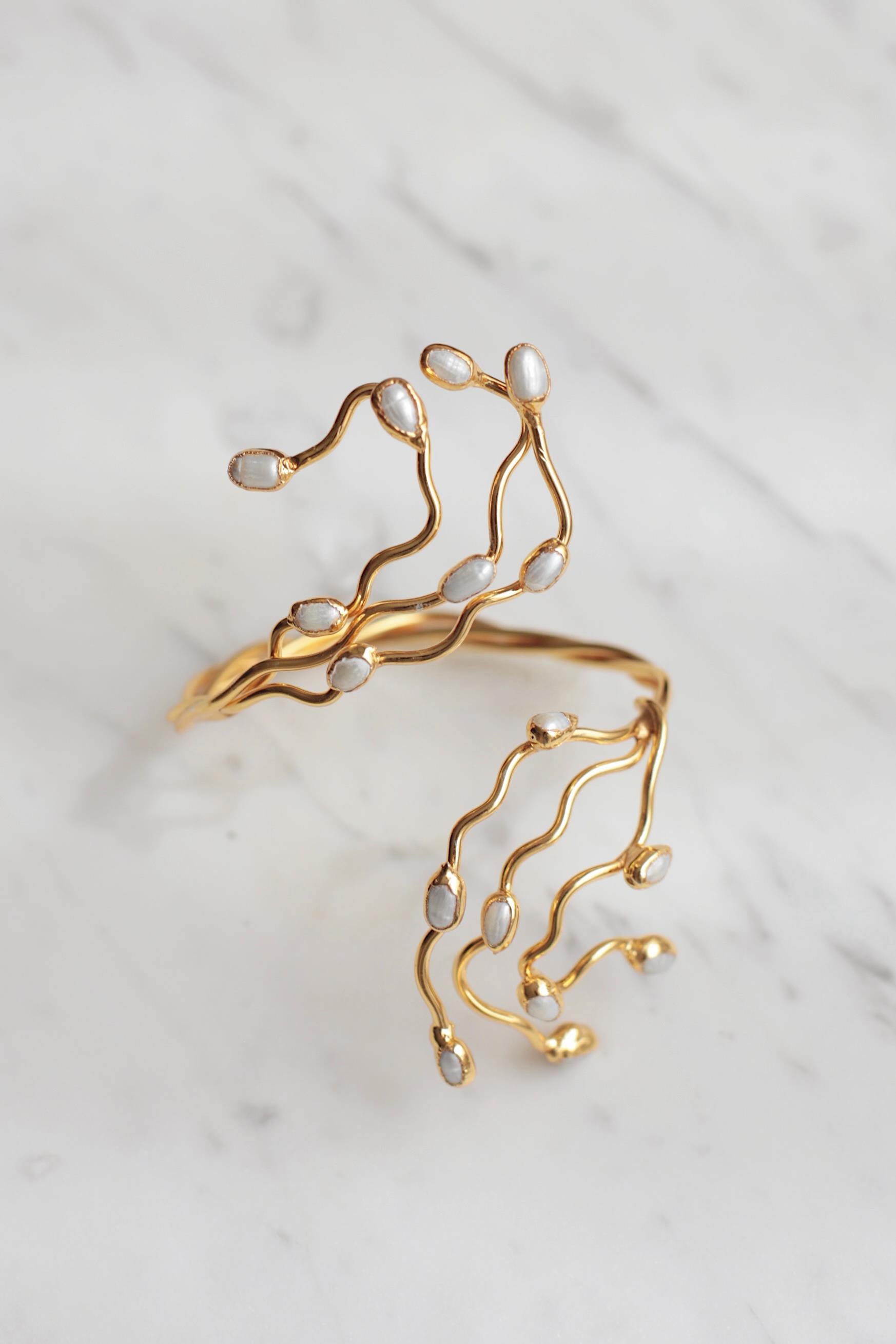 Pearl Bloom Cuff