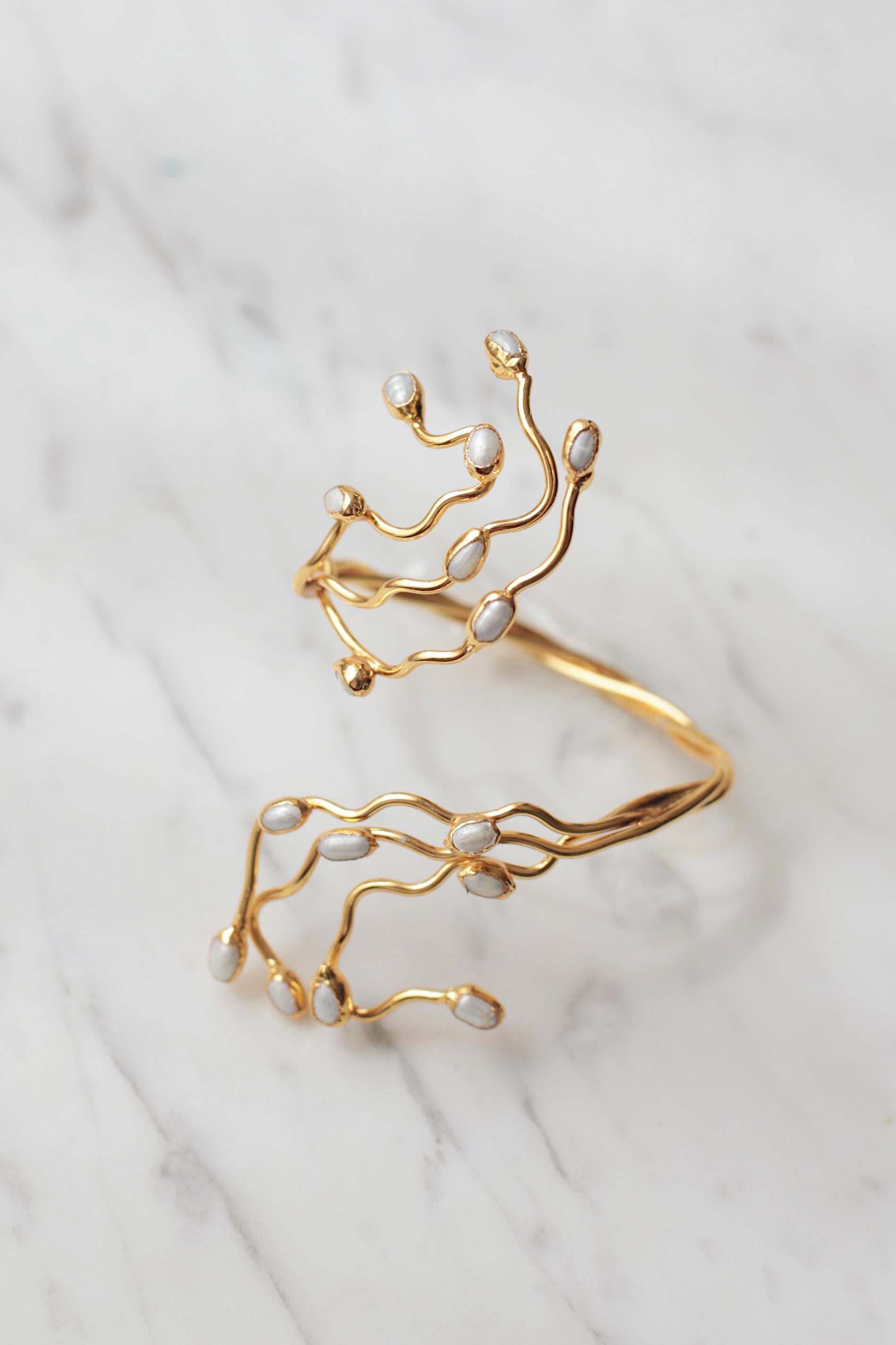 Pearl Bloom Cuff