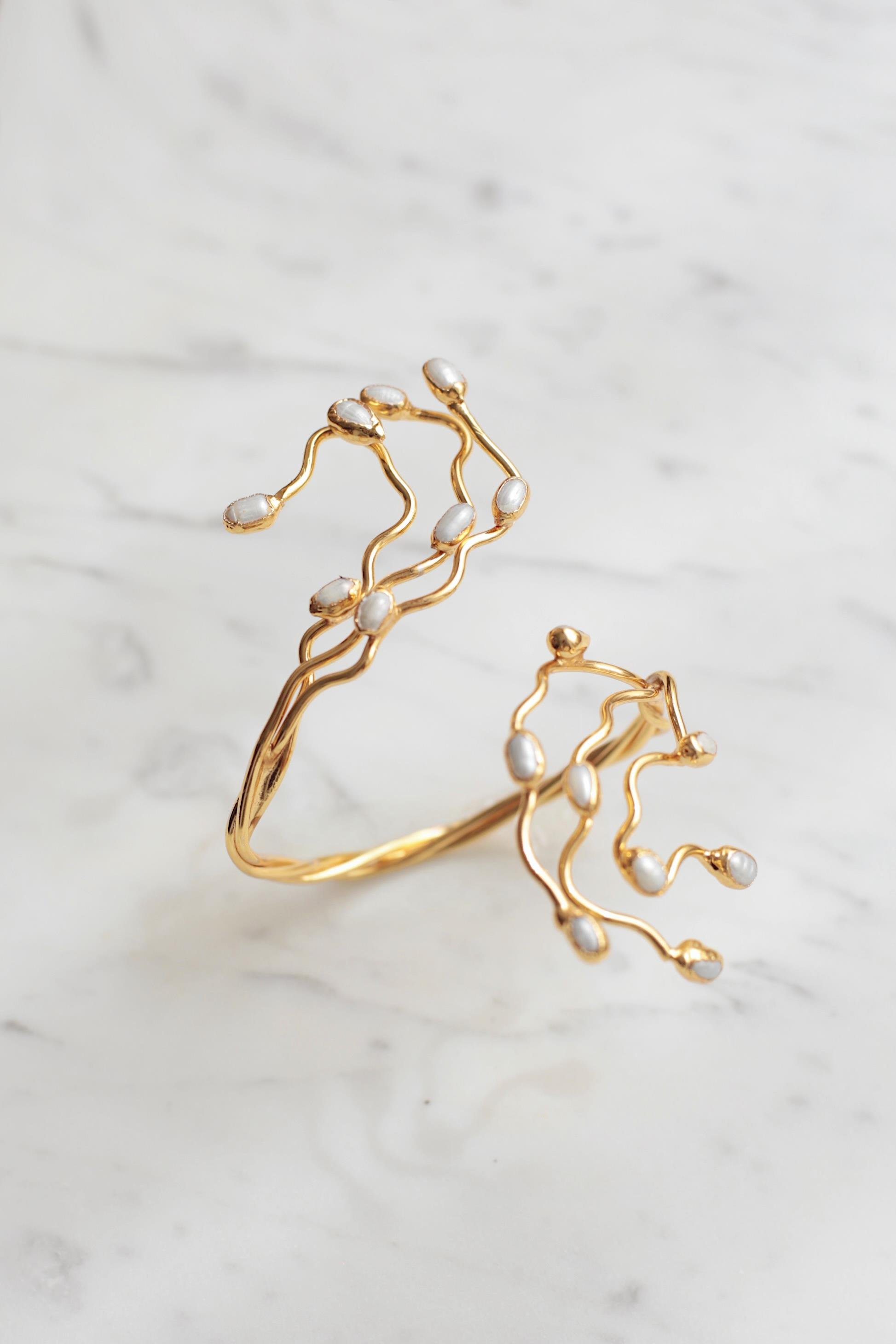 Pearl Bloom Cuff