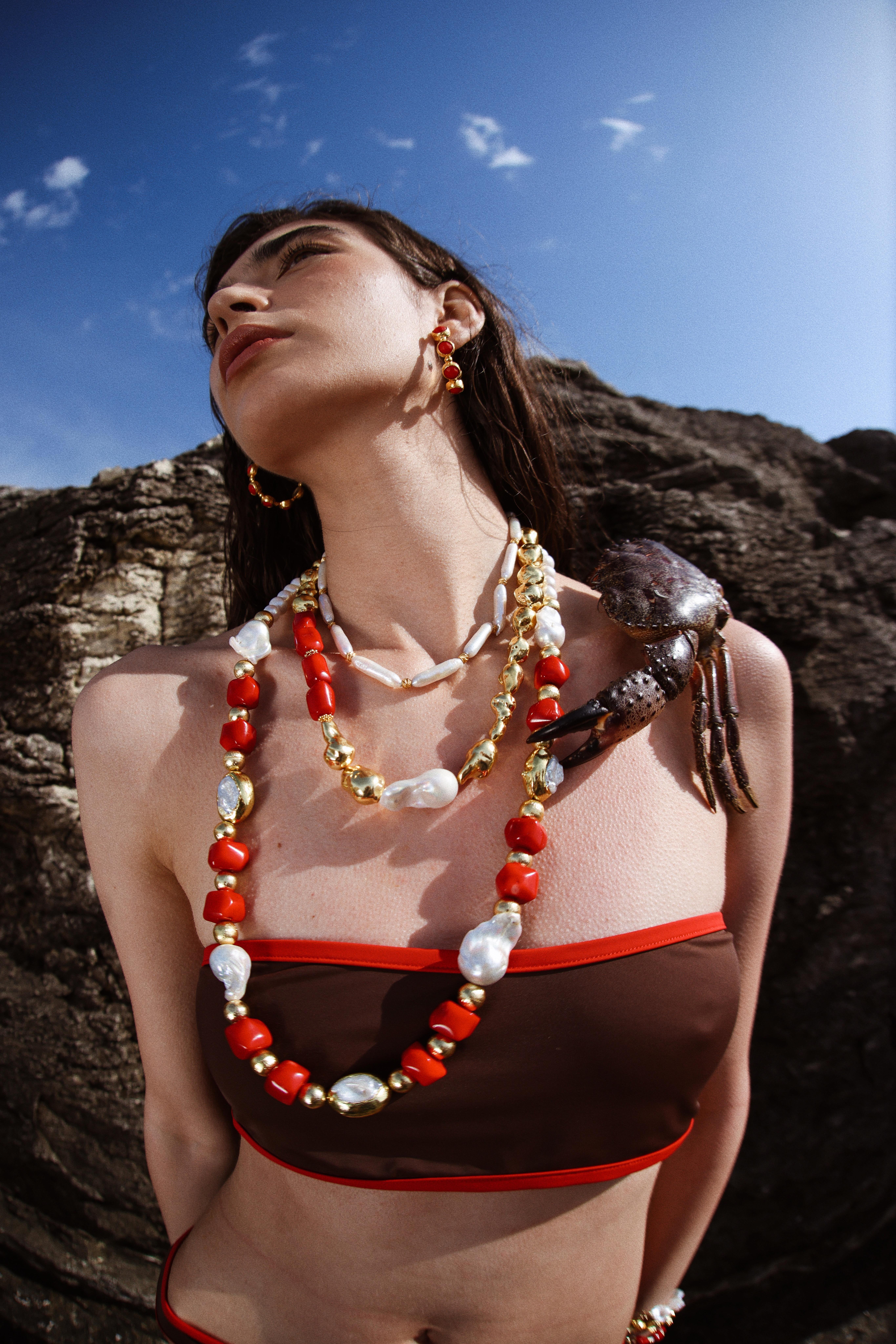 Red Riviera Necklace