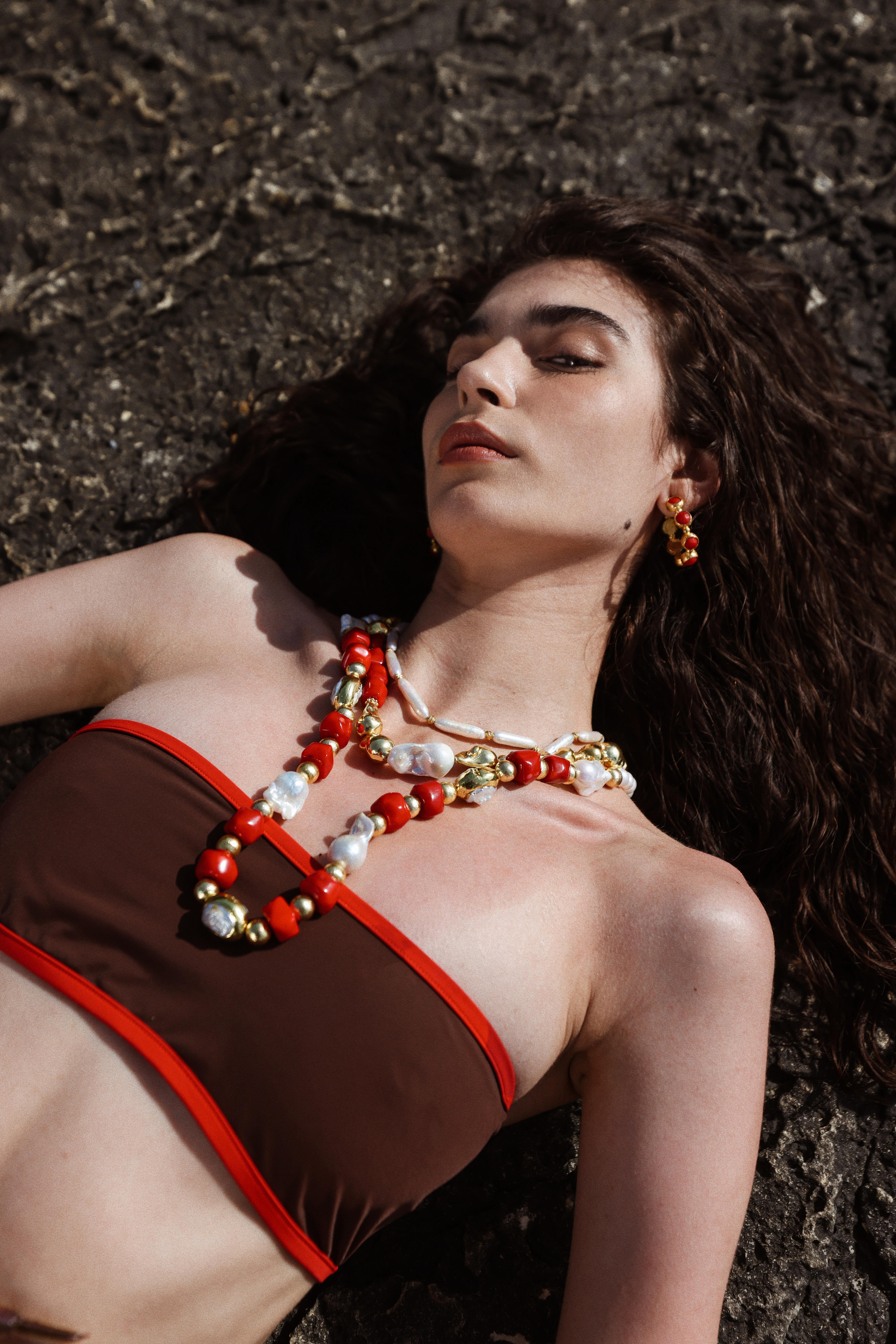 Red Riviera Necklace