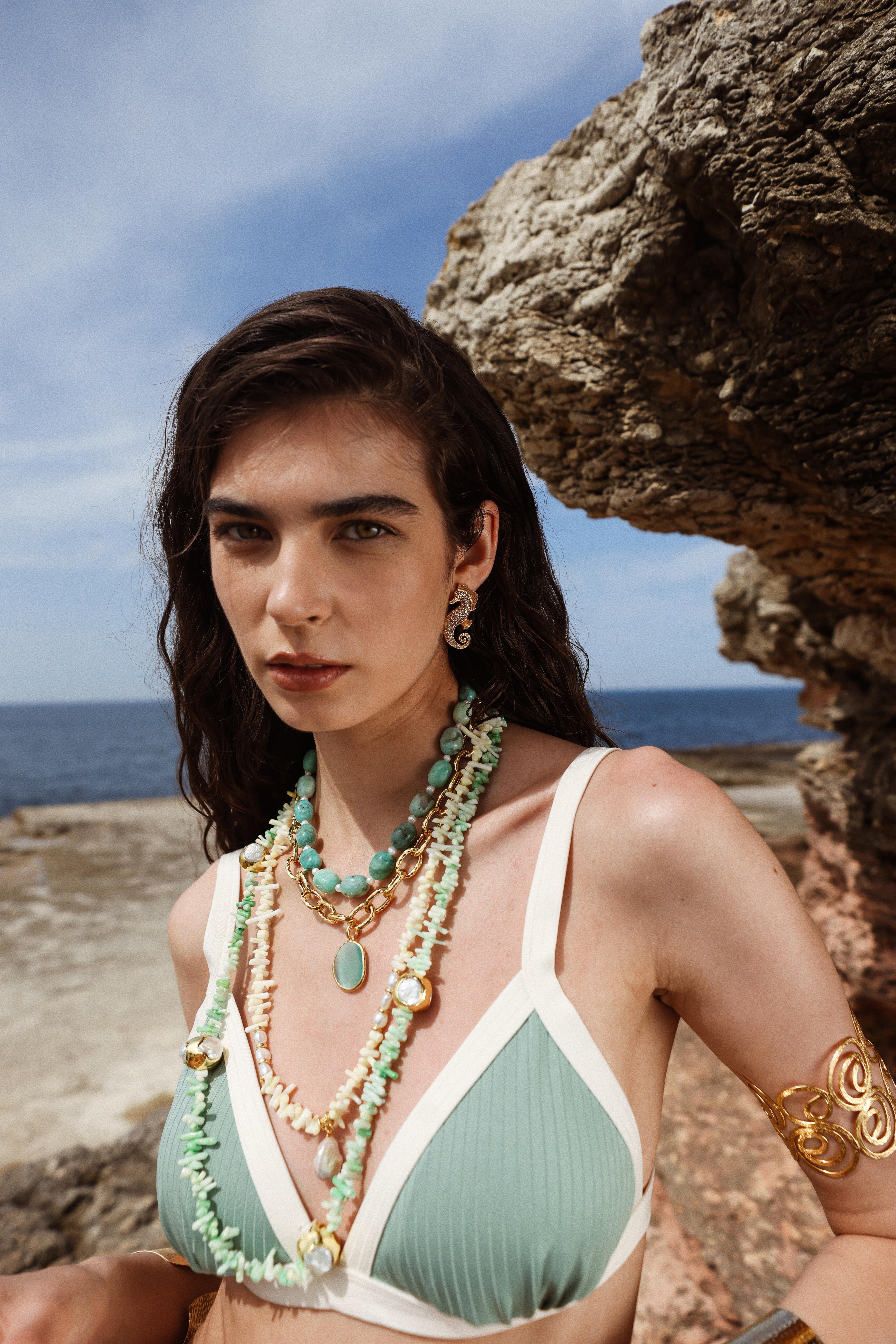 Seafoam Bloom Necklace
