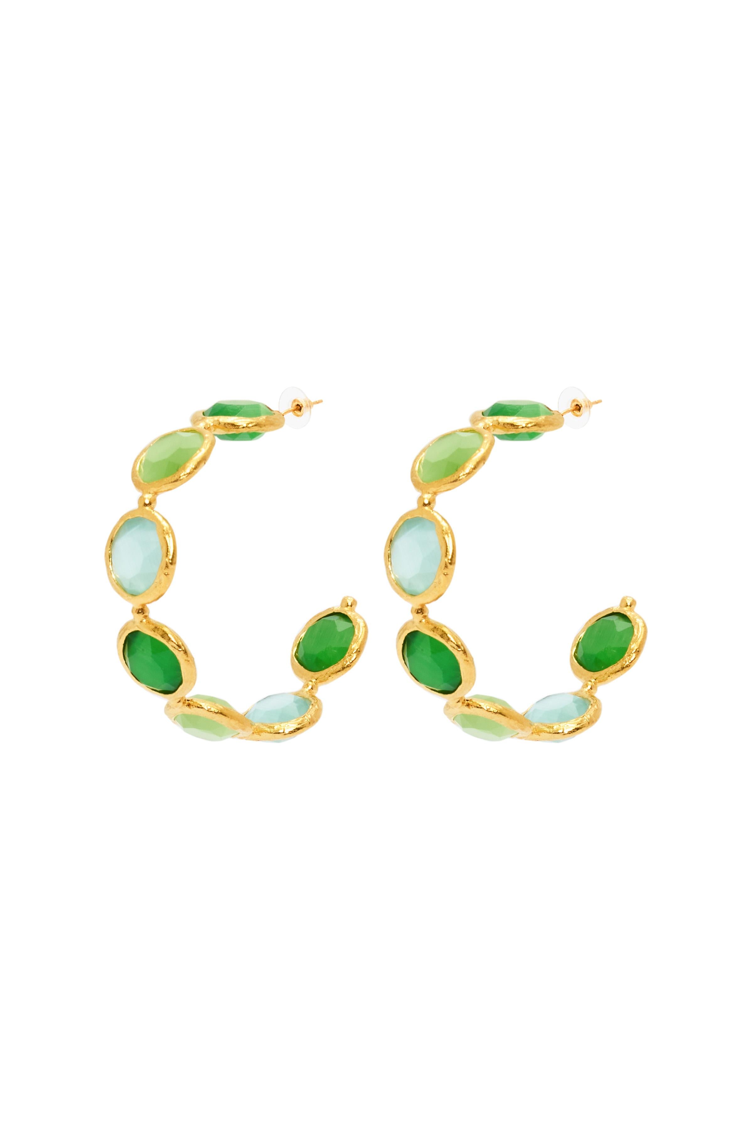 Selene Green Earring