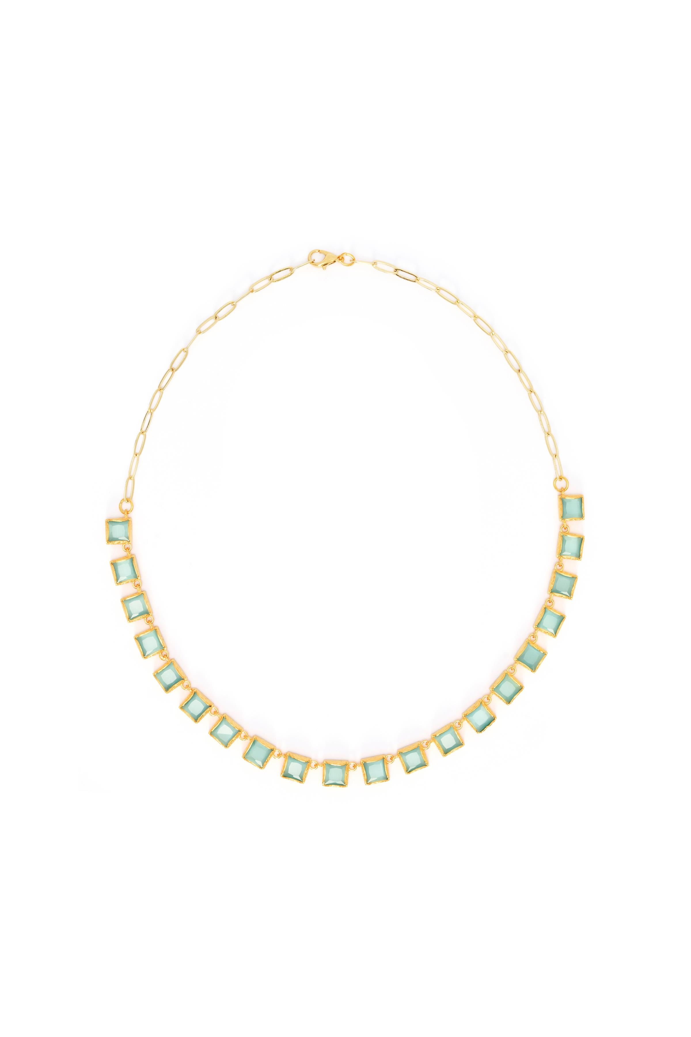Solea Aqua Necklace
