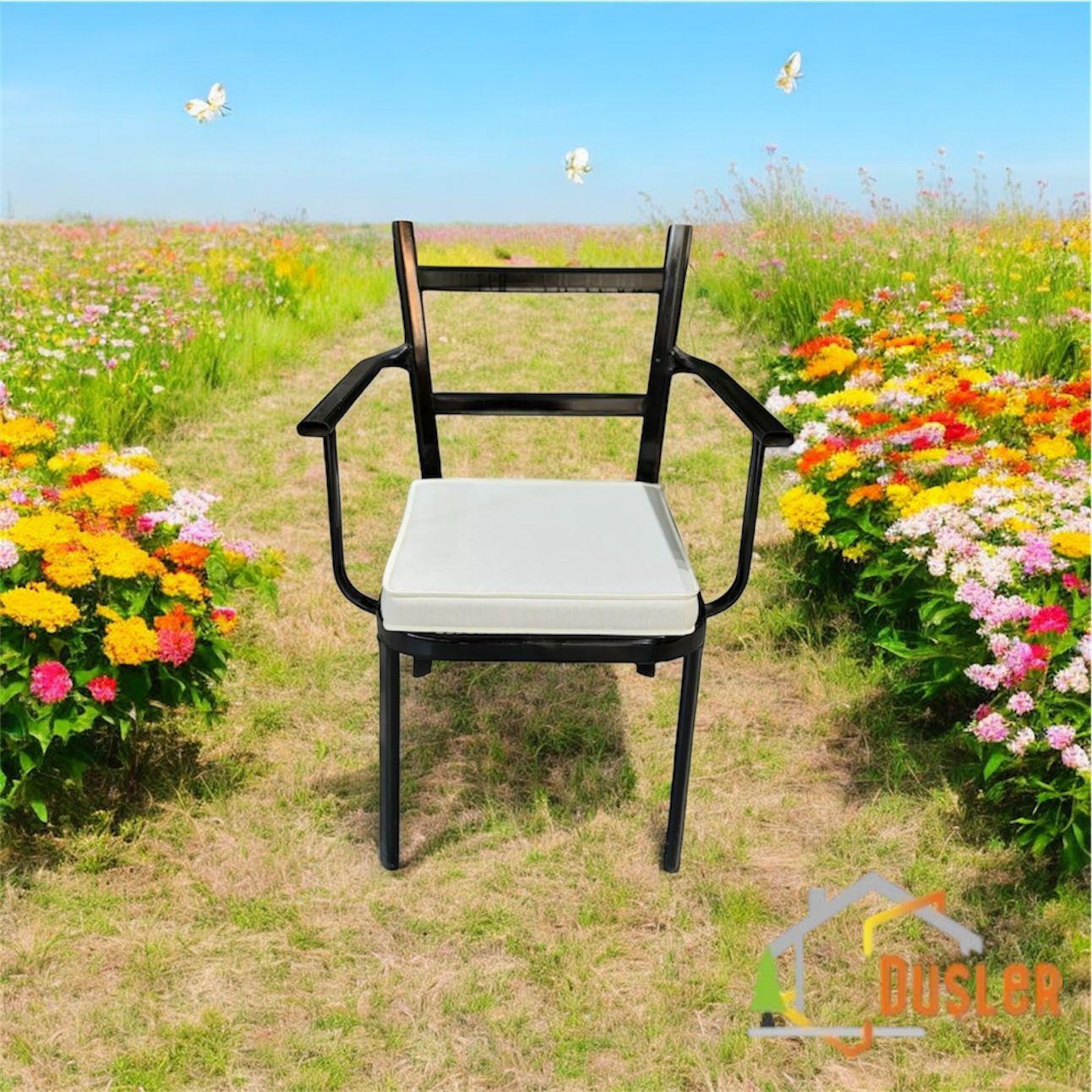 40*40 Krem Sandalye Minderi