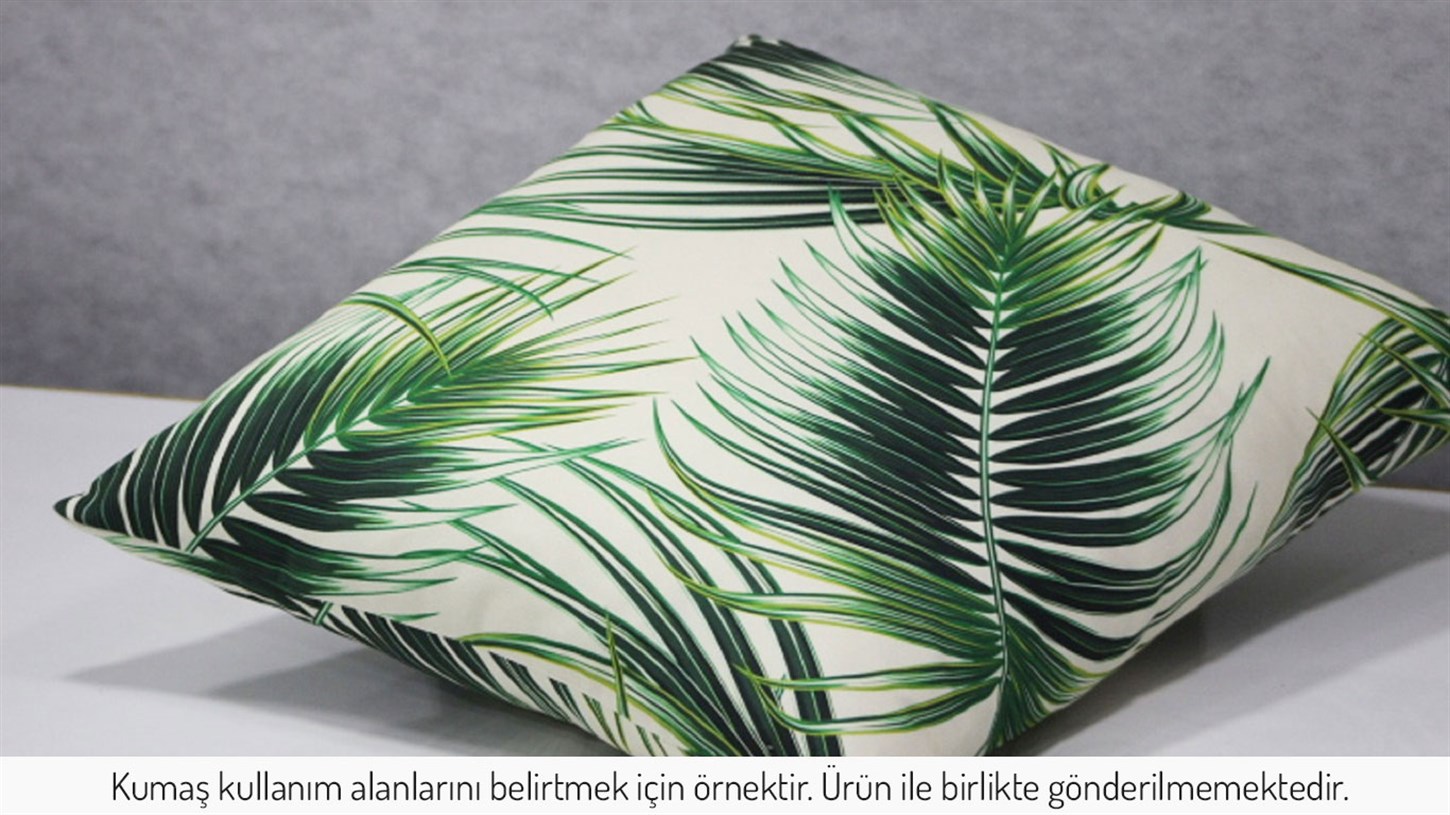 Düşler Palmiye Yaprağı Desen Kumaş 100x140