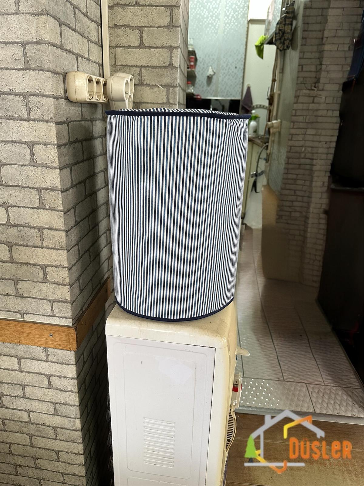 Lacivert Çizgili Damacana Kılıfı Sebil Koruma Saklama Örtüsü 