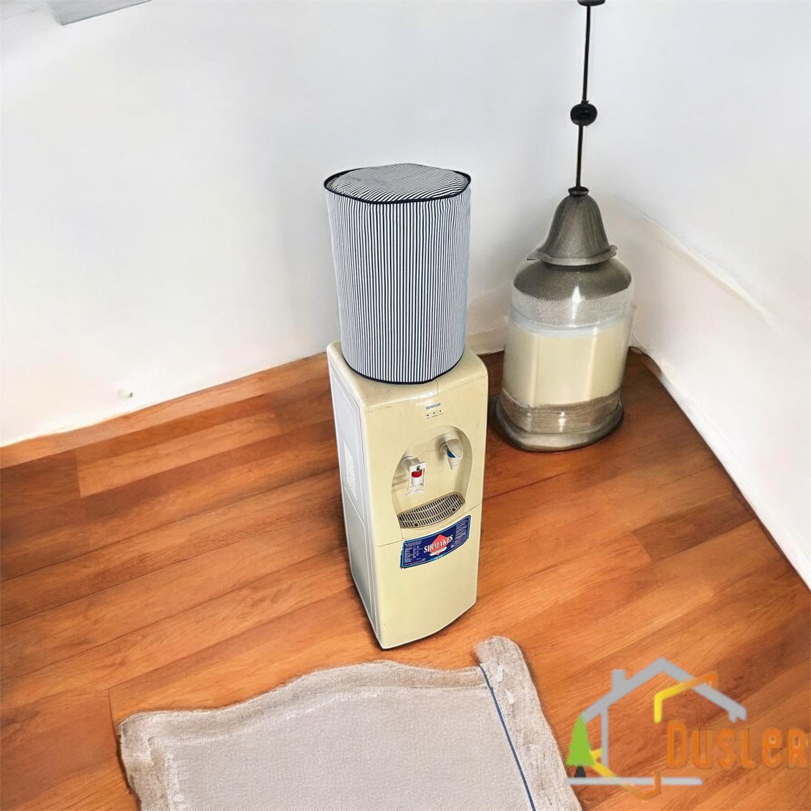 Lacivert Çizgili Damacana Kılıfı Sebil Koruma Saklama Örtüsü 