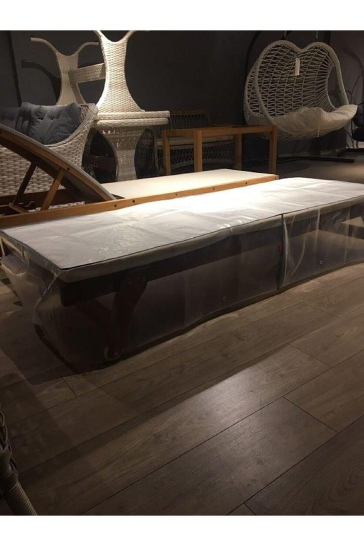 Şezlong Koruma Örtüsü Şeffaf 200×75