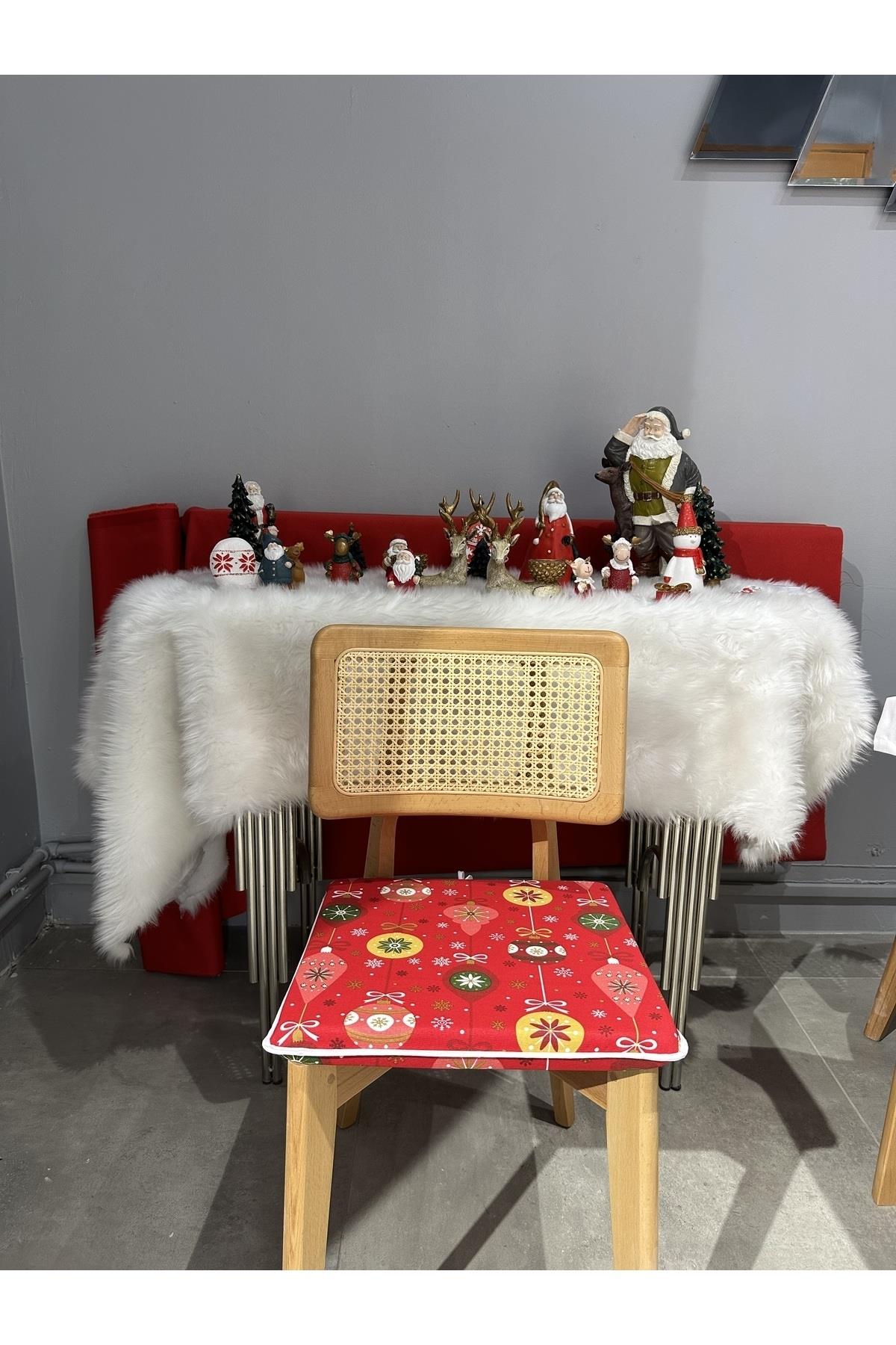 YILBAŞI DESENLİ SANDALYE MİNDERİ