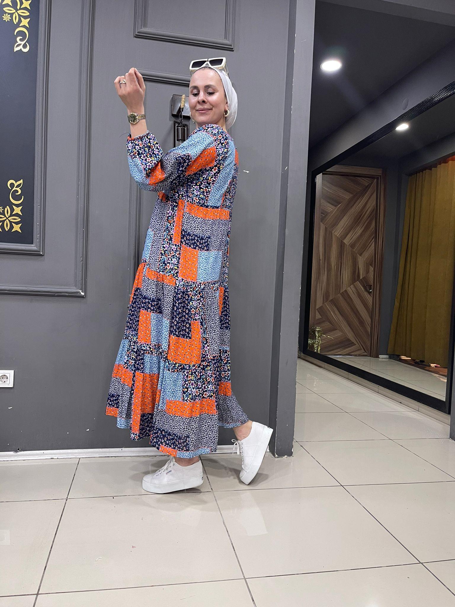 Basma Desen Elbise