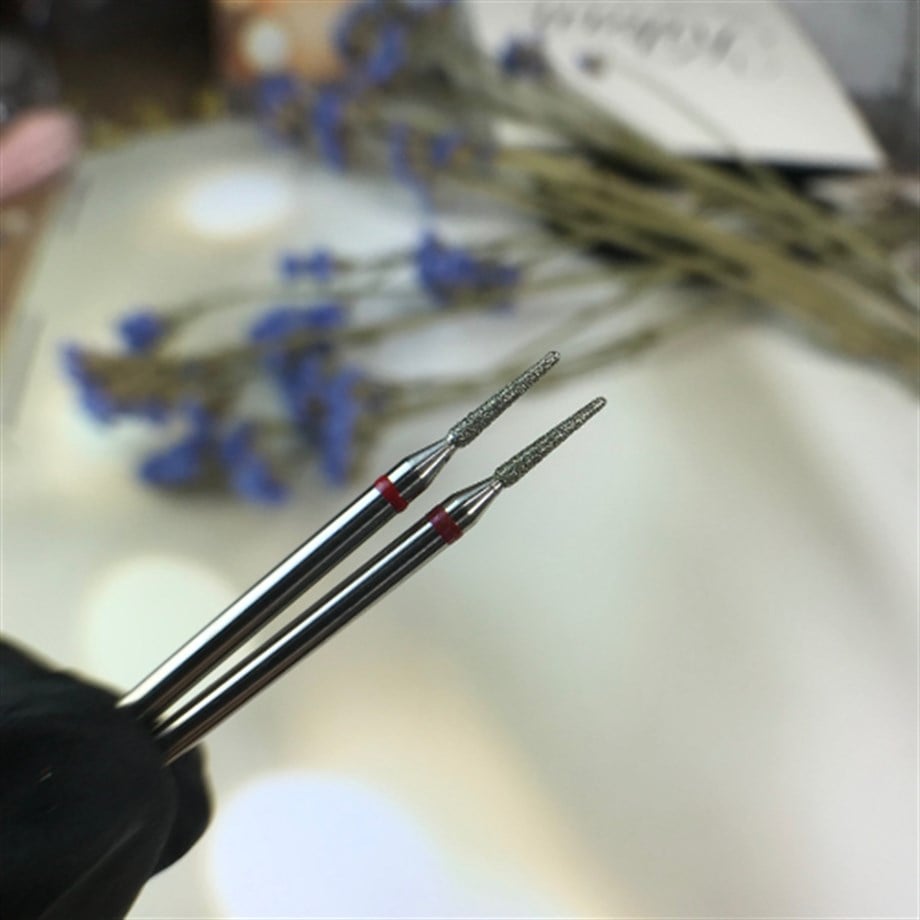 Elmas Freze başlık Koni (Yumuşak - Kırmızı) 0,14 mm
