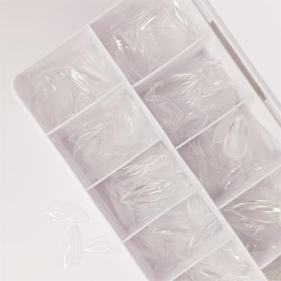 GEL Tips, Şeffaf (Badem), kutuda 550 adet