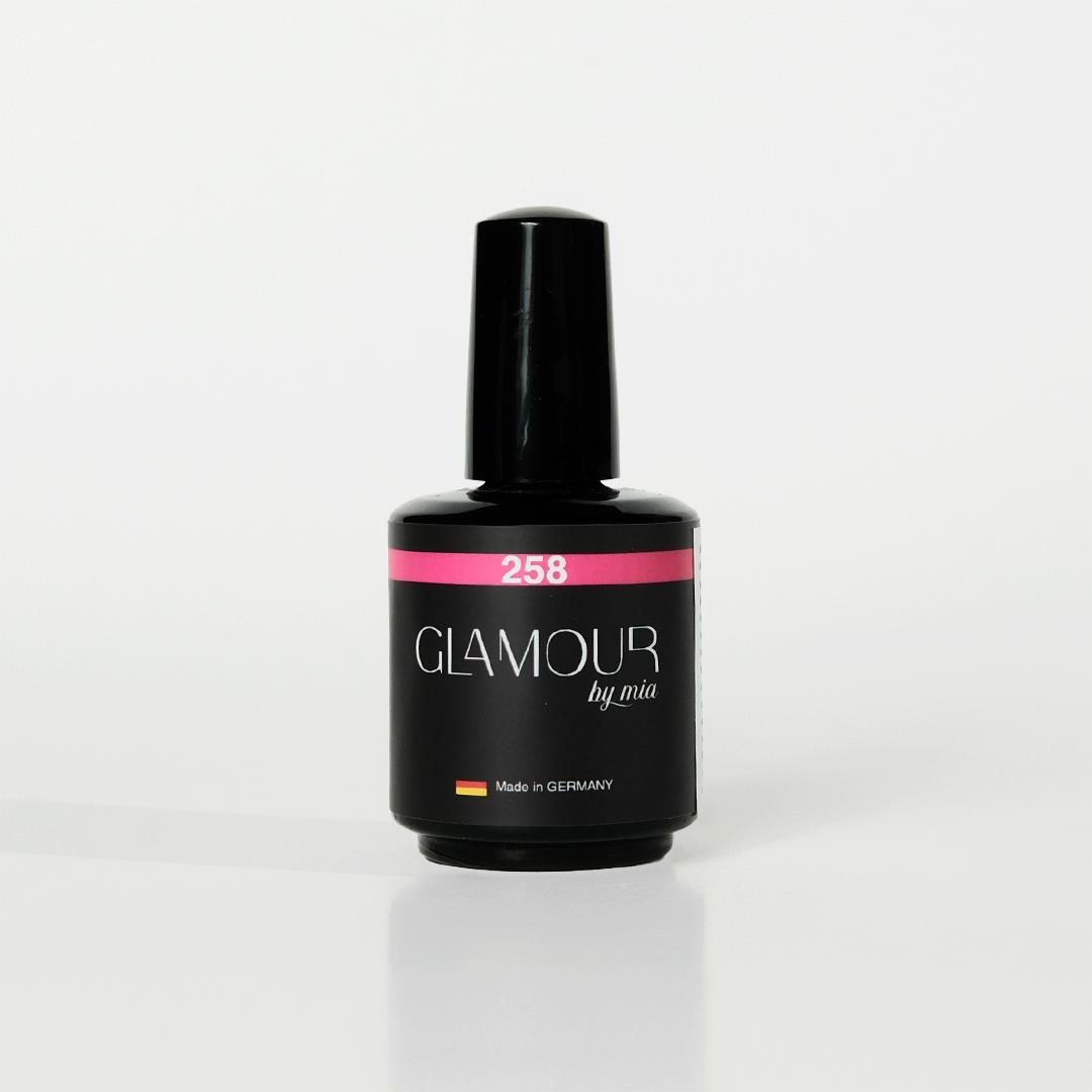 Glamour by MiaCanlı Renk Kalıcı Oje ÇeşitleriGlamour Koyu Pembe Kalıcı Oje 258 TPO FREE