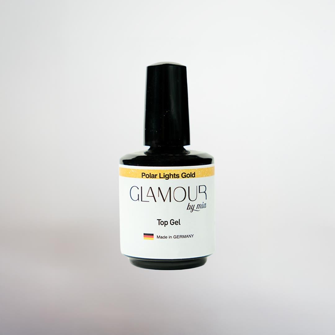 Glamour by MiaRenkli Top CoatAltın Işıltı Polar Light Gold Top TPO FREE
