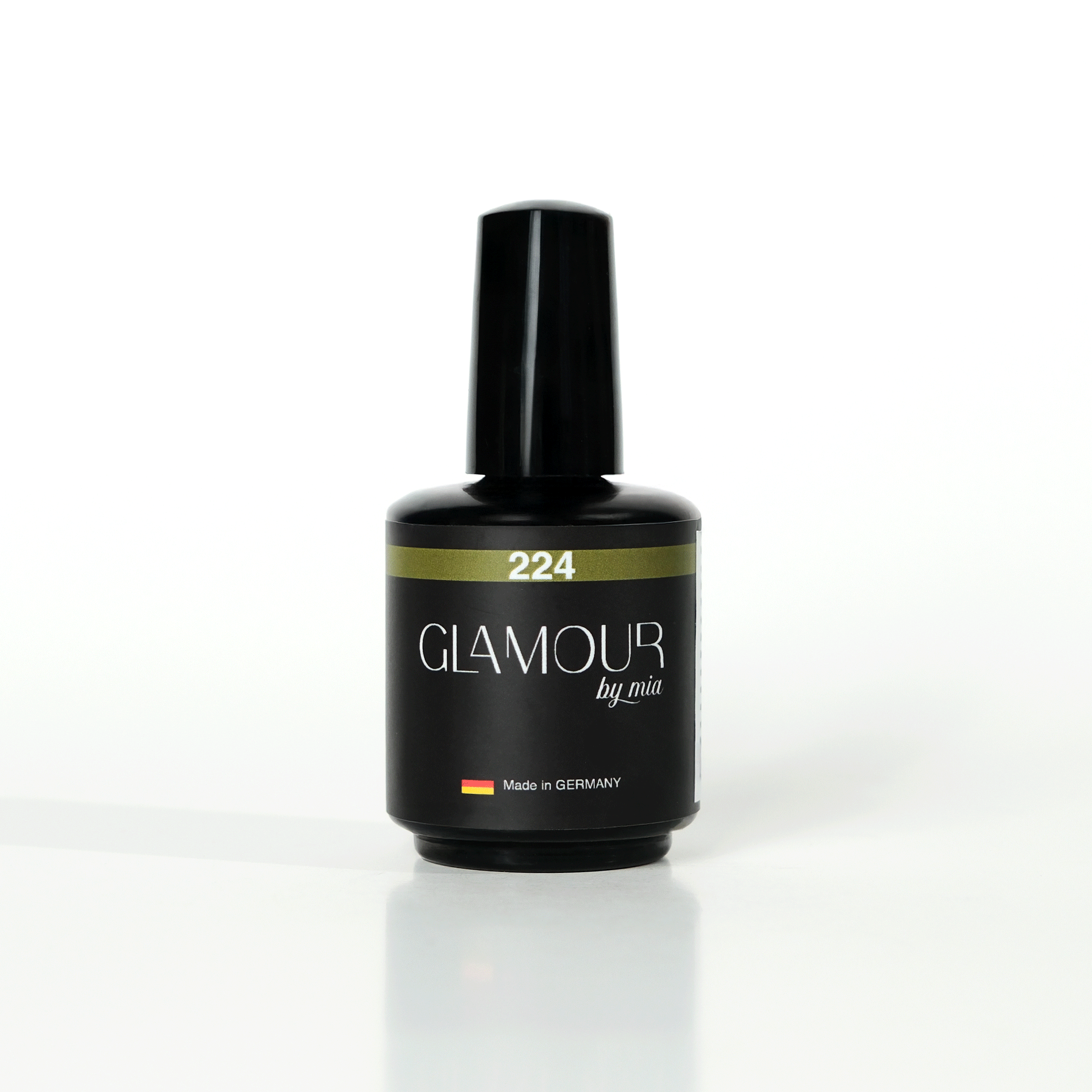 Glamour by MiaYeşil Kalıcı Oje ÇeşitleriGlamour Koyu Haki Rengi Kalıcı Oje 224 TPO FREE