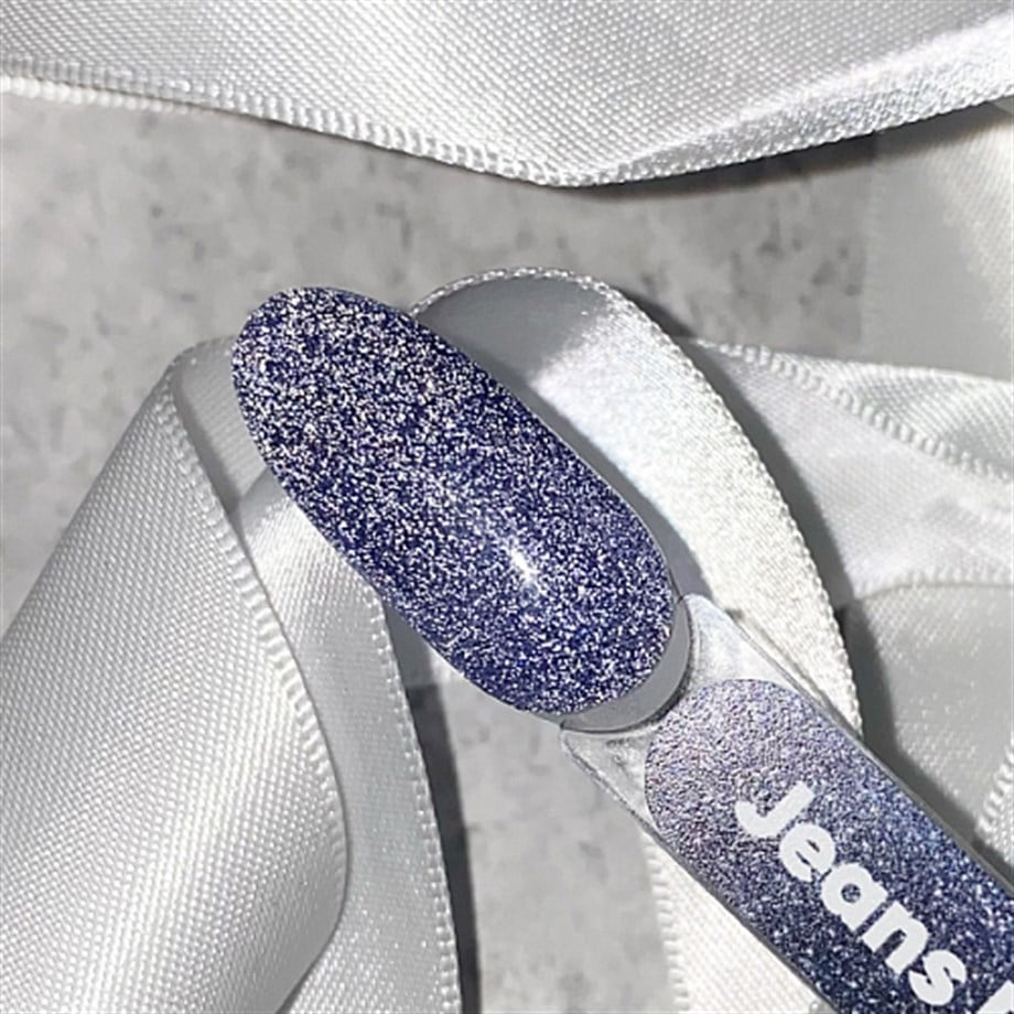Işığı yansıtan Kalıcı oje Jeans Flash 3,5 ml (Mavi)