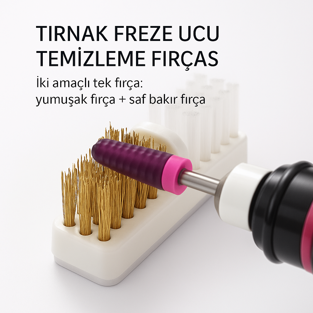 Mia ProfessionalManikür aletleriFırça Temizleme Fırçası – Profesyonel Manikür Ustaları İçin Pratik Yardımcı
