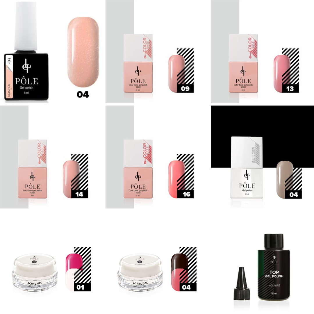 Pole ProfessionalSetlerBÜYÜK FIRSAT SETİ • 82 Oje + 5 Jel + 17 Kamuflaj Baz