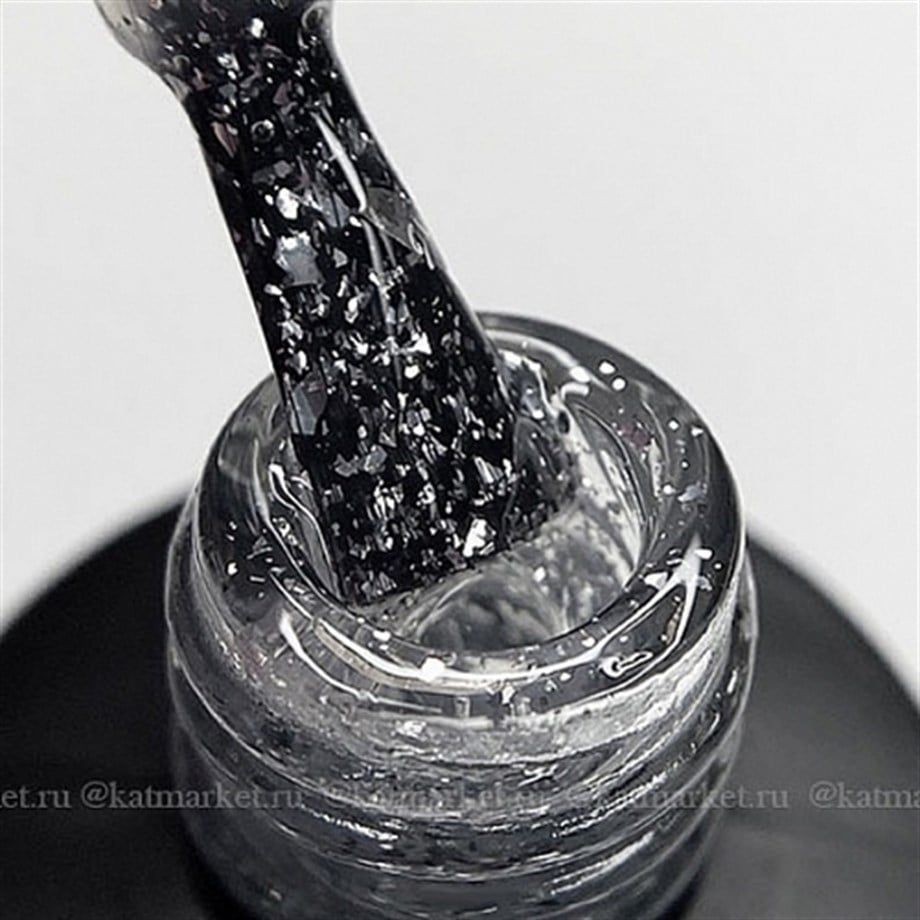 Silver Flake Top - 8 ml Glossy Top Coat