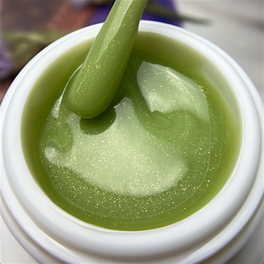 SOFT Pudding Gel - Jel Olive ışıltılı 15 gr