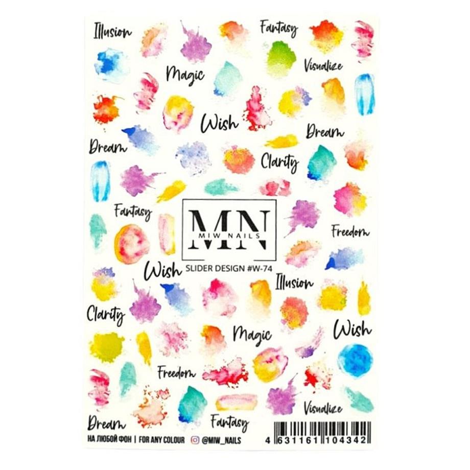 Stiker MN W-74
