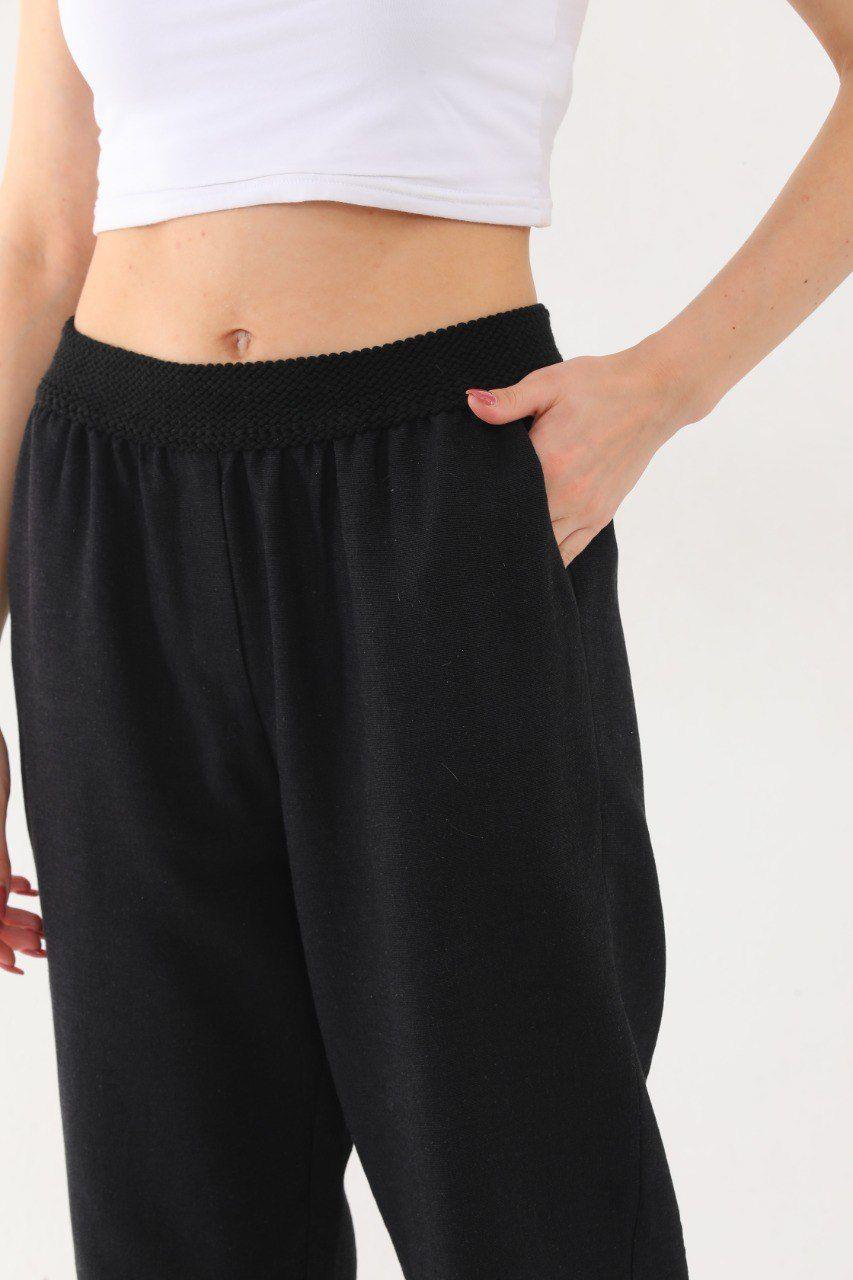 DADALİ Beli Lastikli Pantolon Siyah