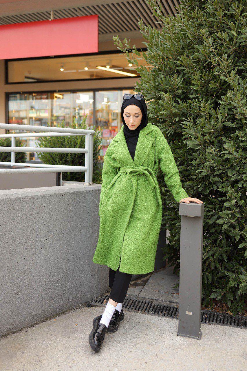 DADALİ Cepli Peluş Kaban Yeşil