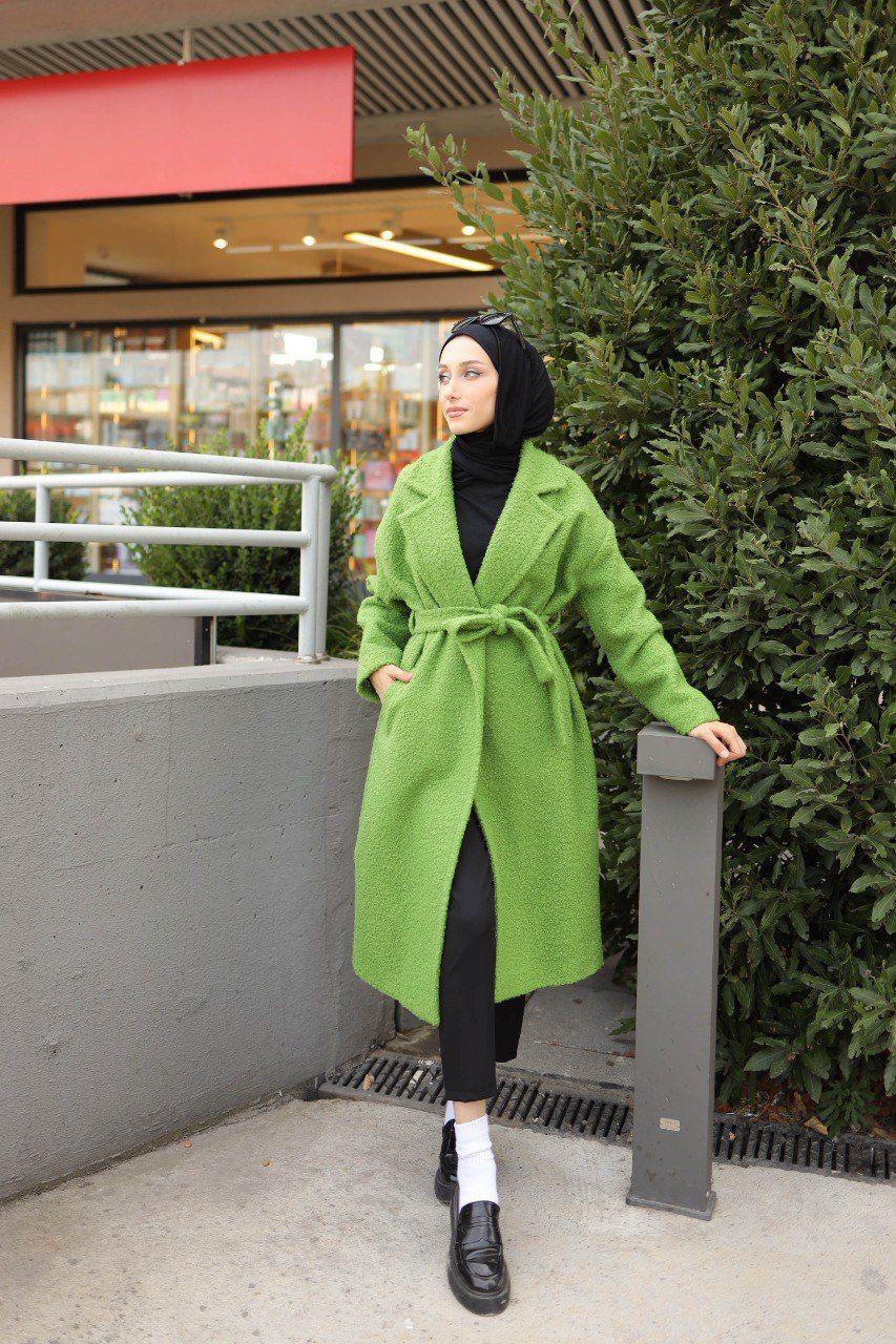 DADALİ Cepli Peluş Kaban Yeşil