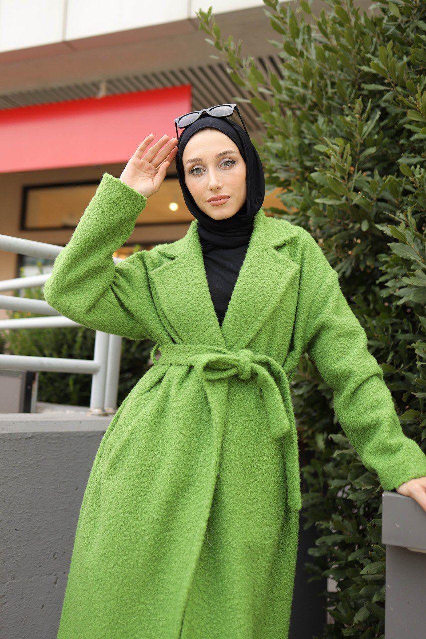 DADALİ Cepli Peluş Kaban Yeşil