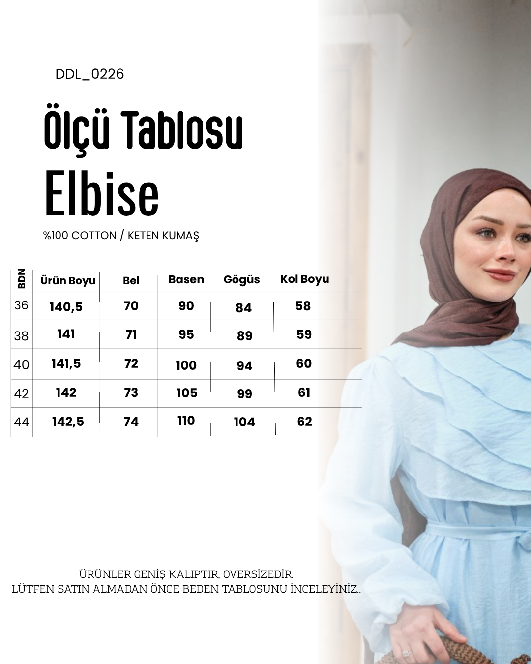 ELBİSE Bebe Mavisi