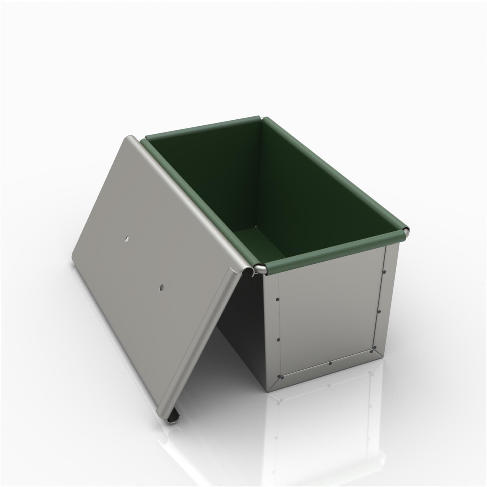 12x12x25 cm Ekmek Kalıbı, Kaplamalı