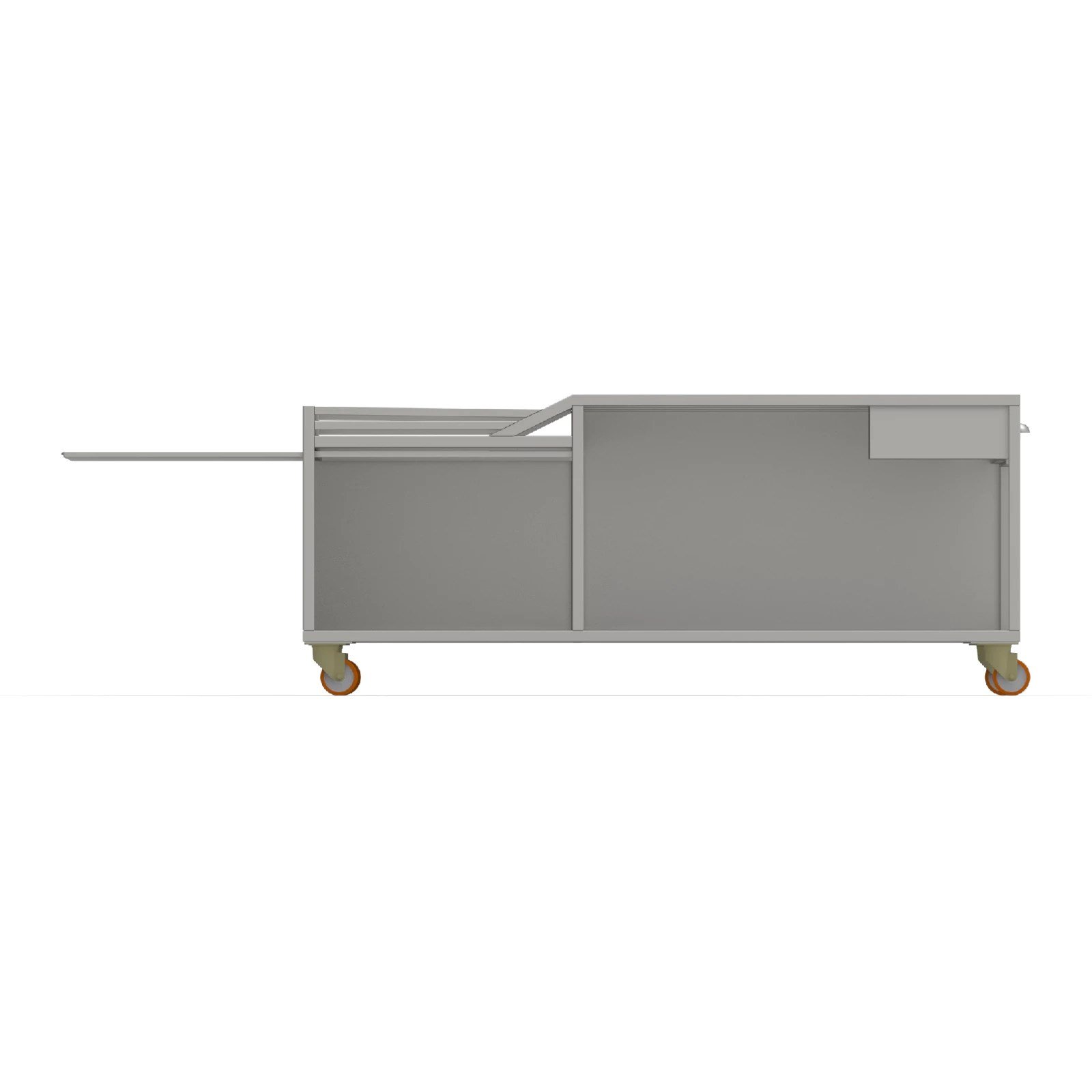 140x200 cm Tek Katlı Ekmek Çıkarma Tezgahı