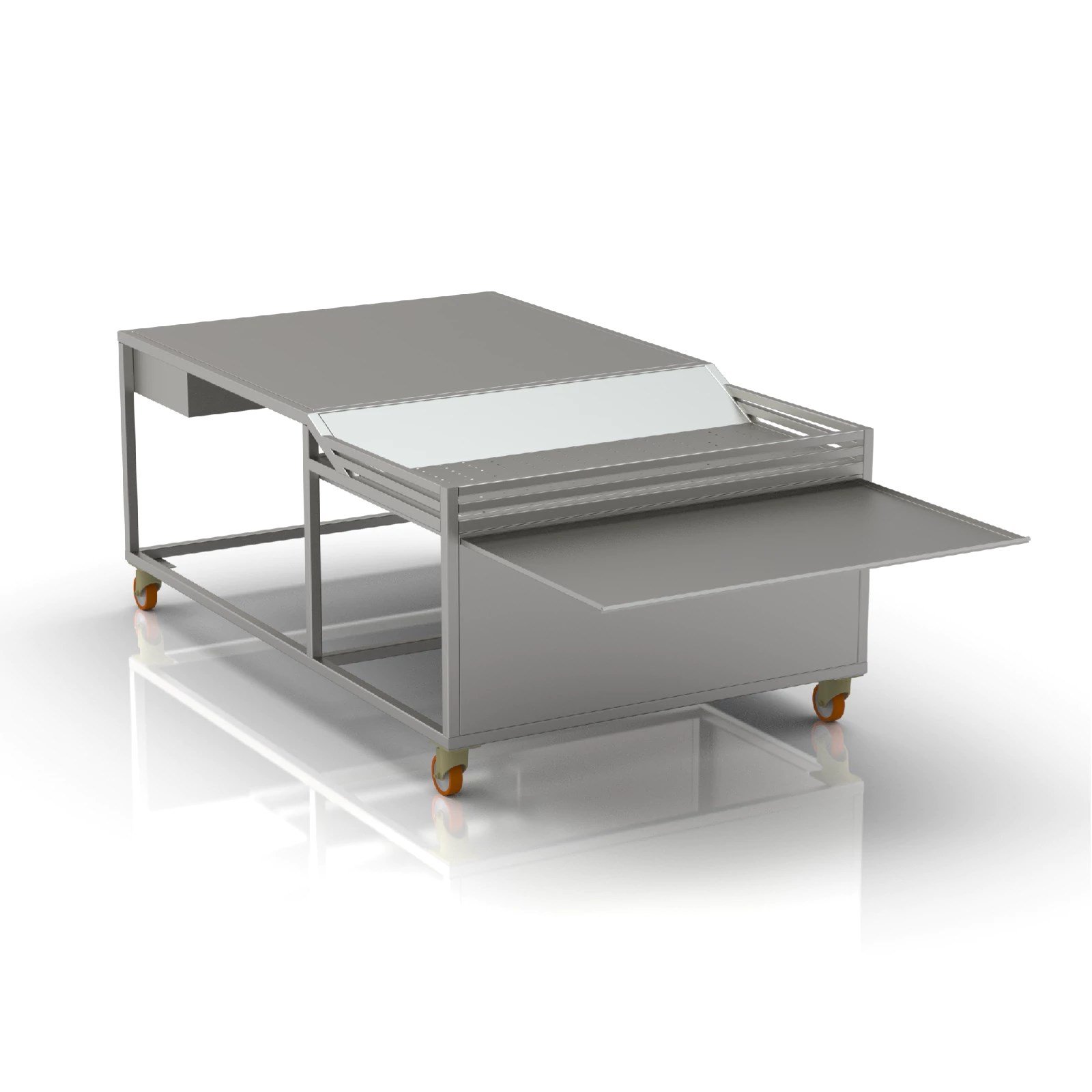 140x200 cm Tek Katlı Ekmek Çıkarma Tezgahı