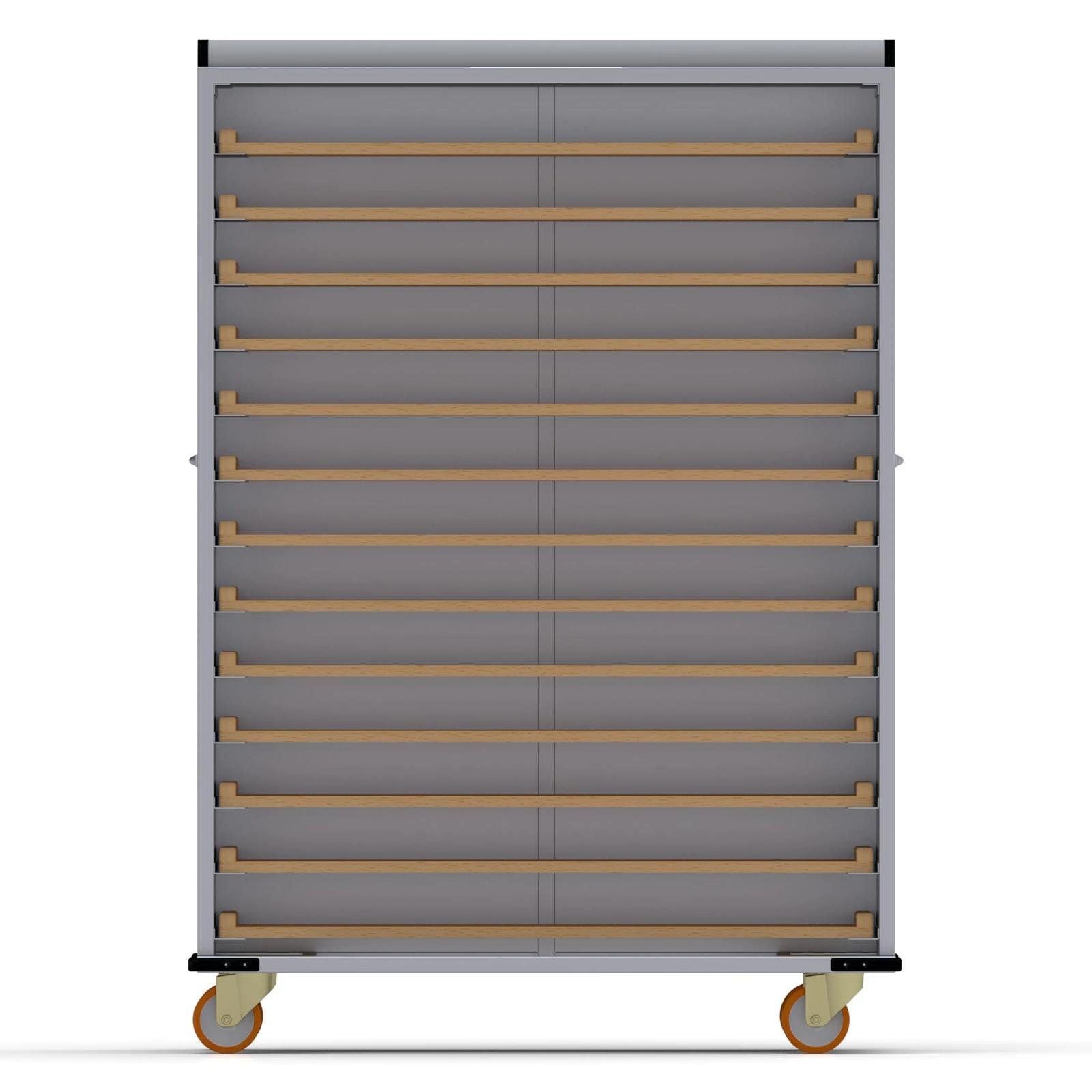 40x120 cm Kapalı Sistem Tahta Pasa Arabası