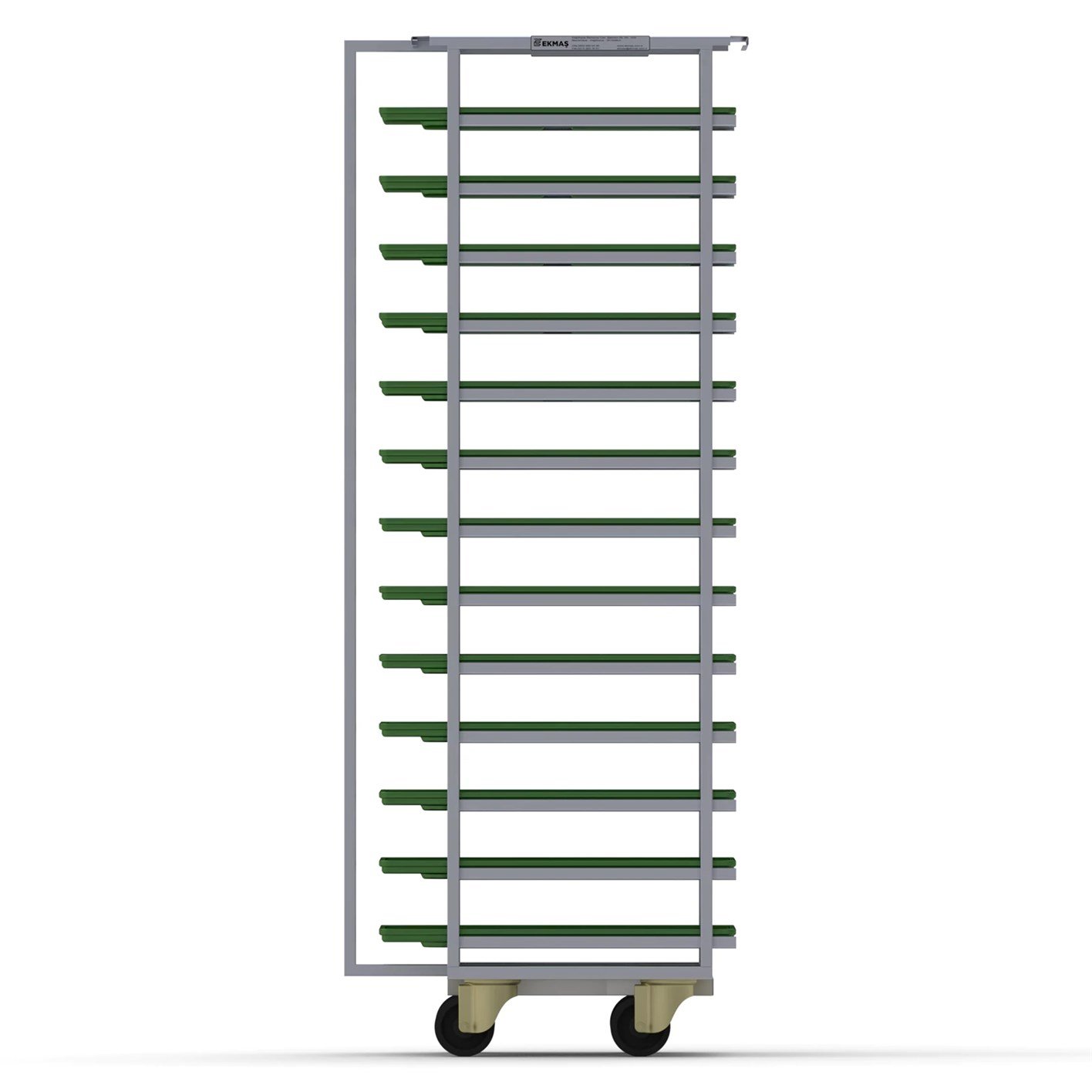 40x60 cm Döner Fırın Tava Arabası