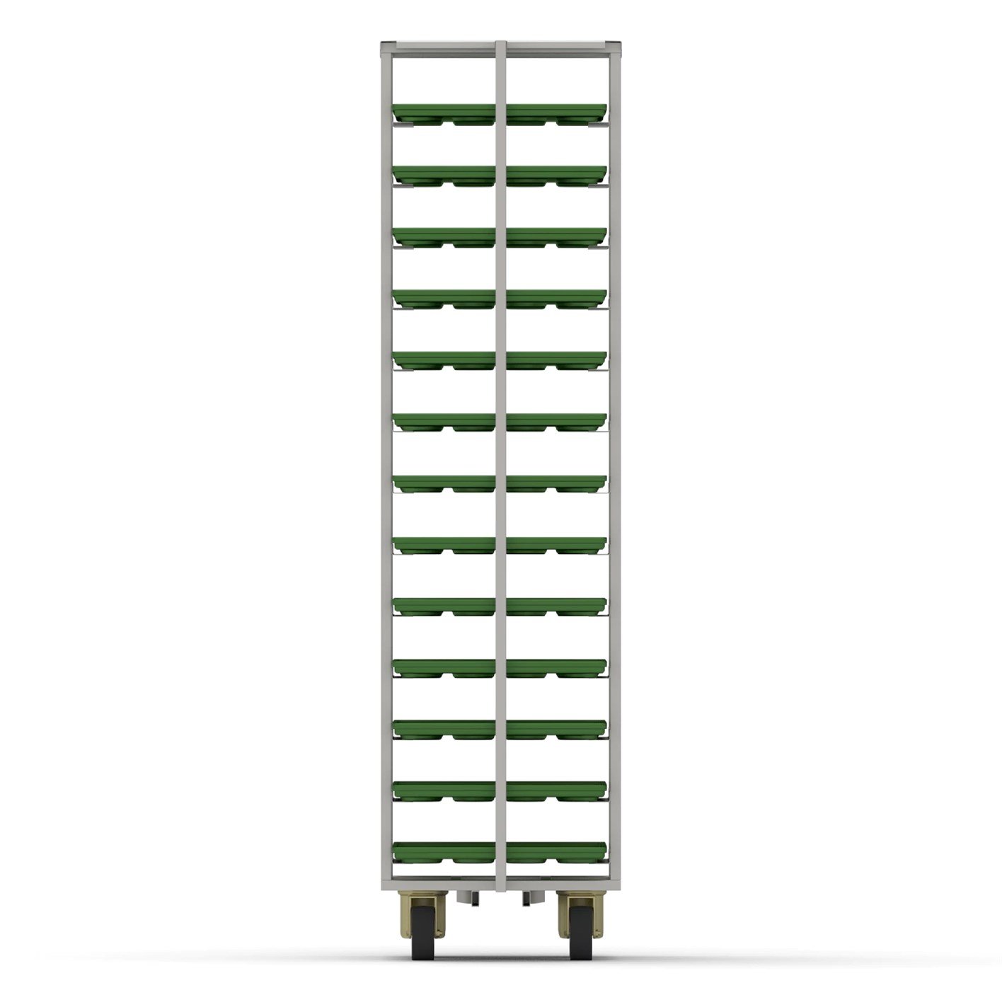 40x60 cm Döner Fırın Tava Arabası (İnoks)