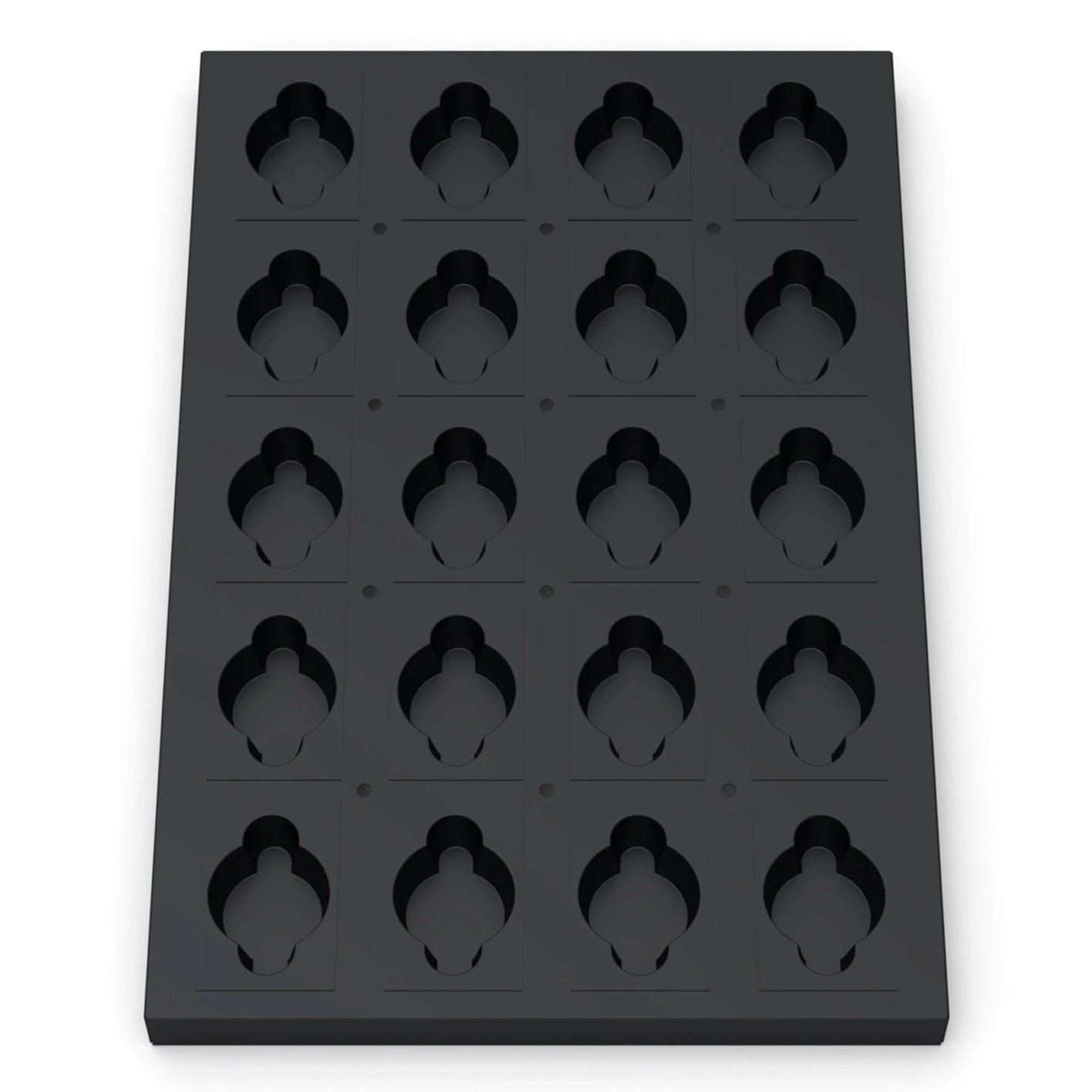 40x60 cm Sekiz Kek Tavası, Kaplamalı