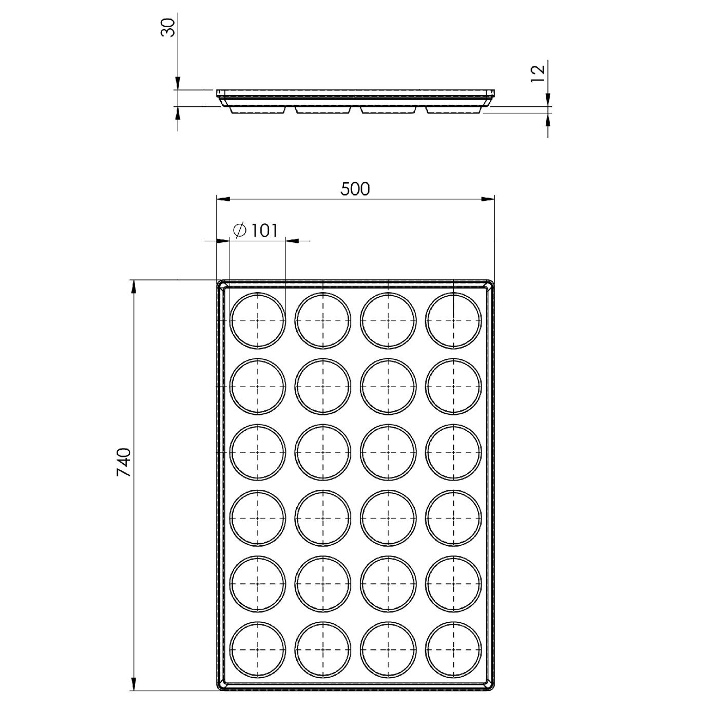 50x74 cm Hamburger Tavası, Kaplamalı