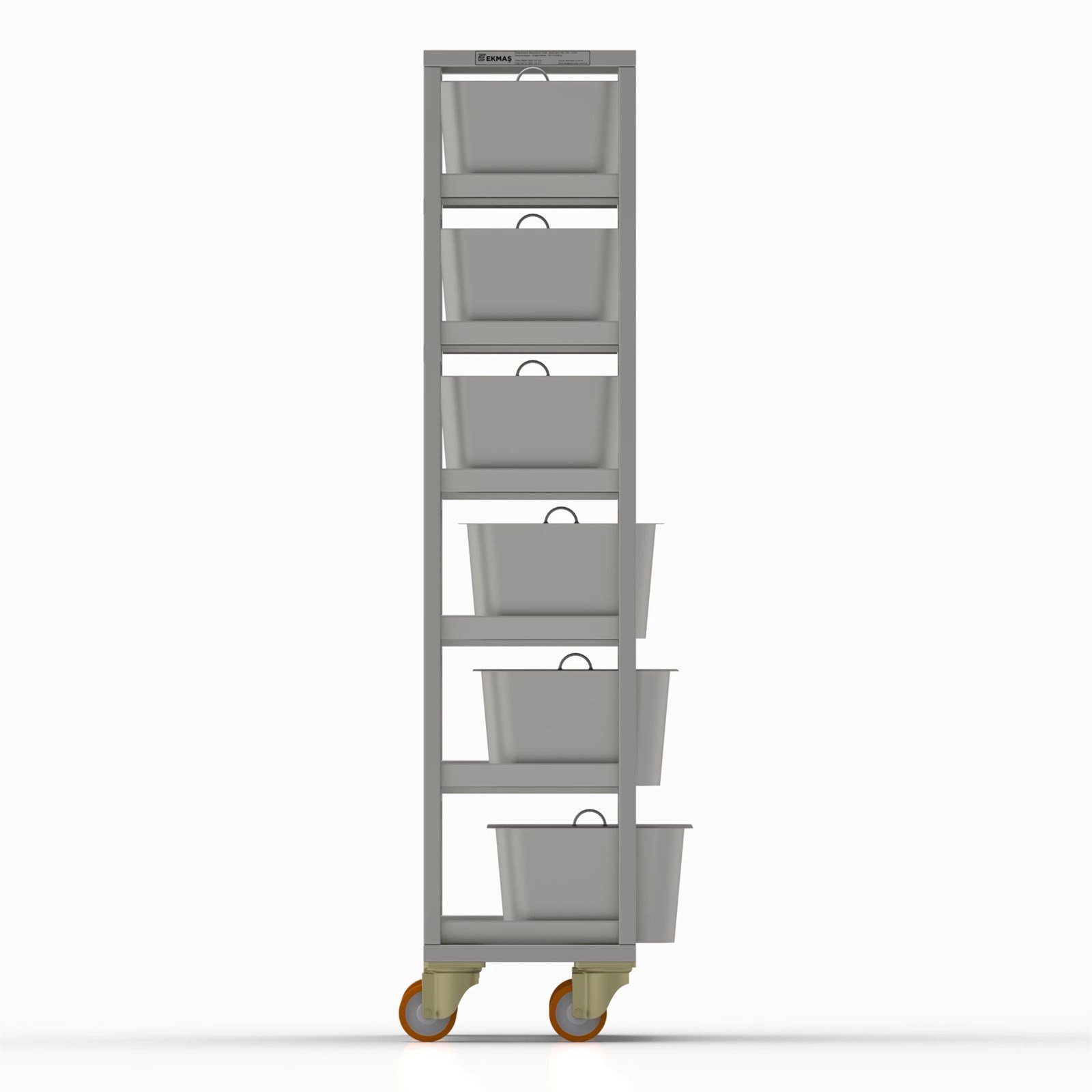 53x65 cm Küvet Arabası