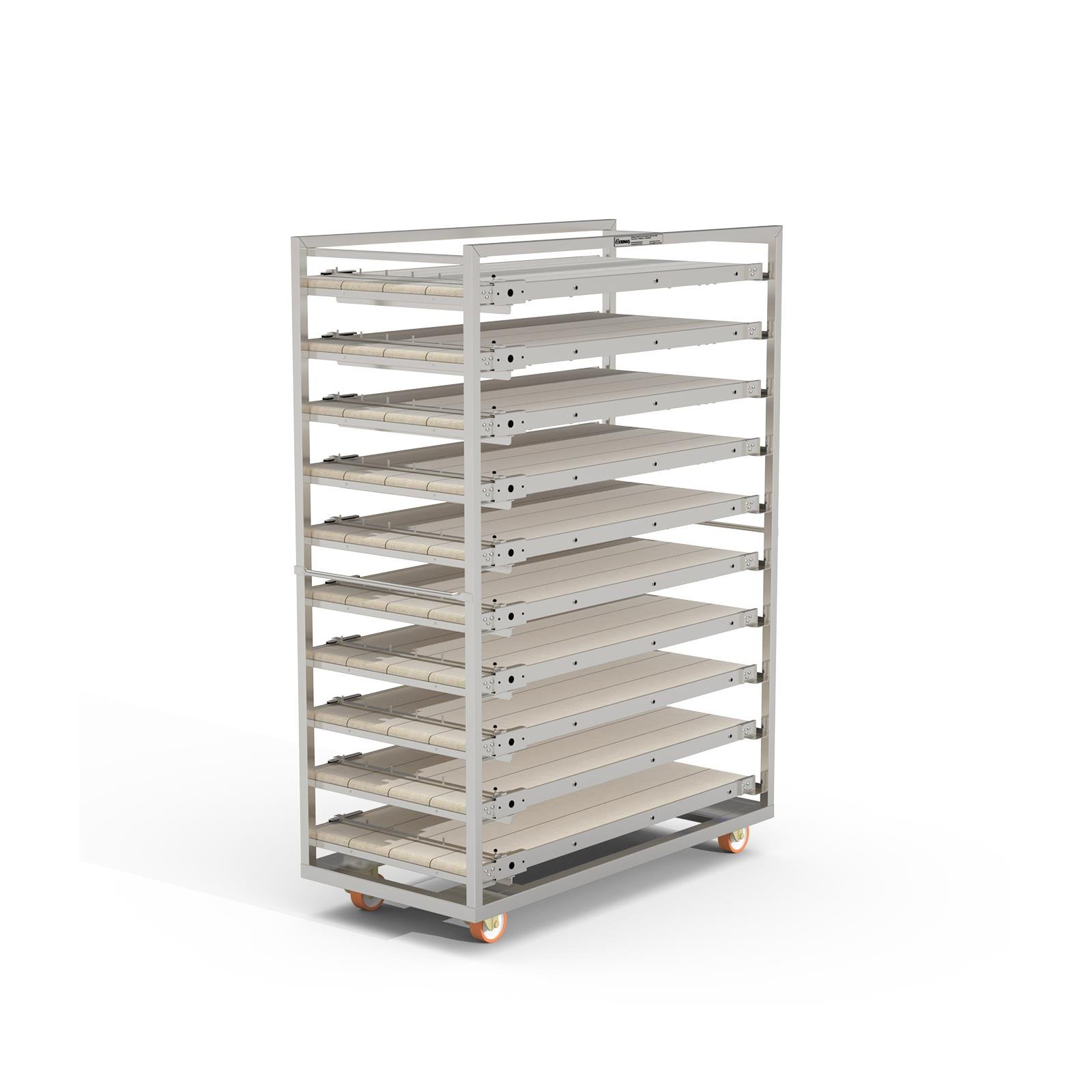 Chariot Passeur 58x120 cm (Inox)