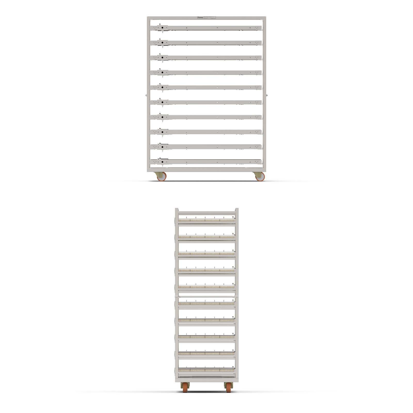 Chariot Passeur 58x120 cm (Inox)