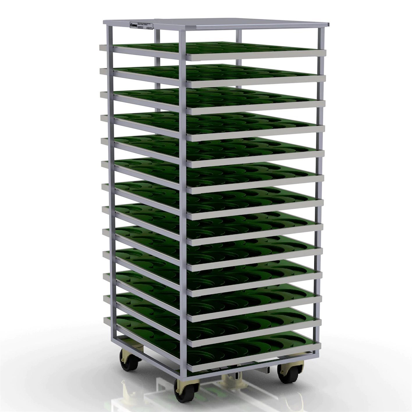 59x80 cm Döner Fırın Tava Arabası