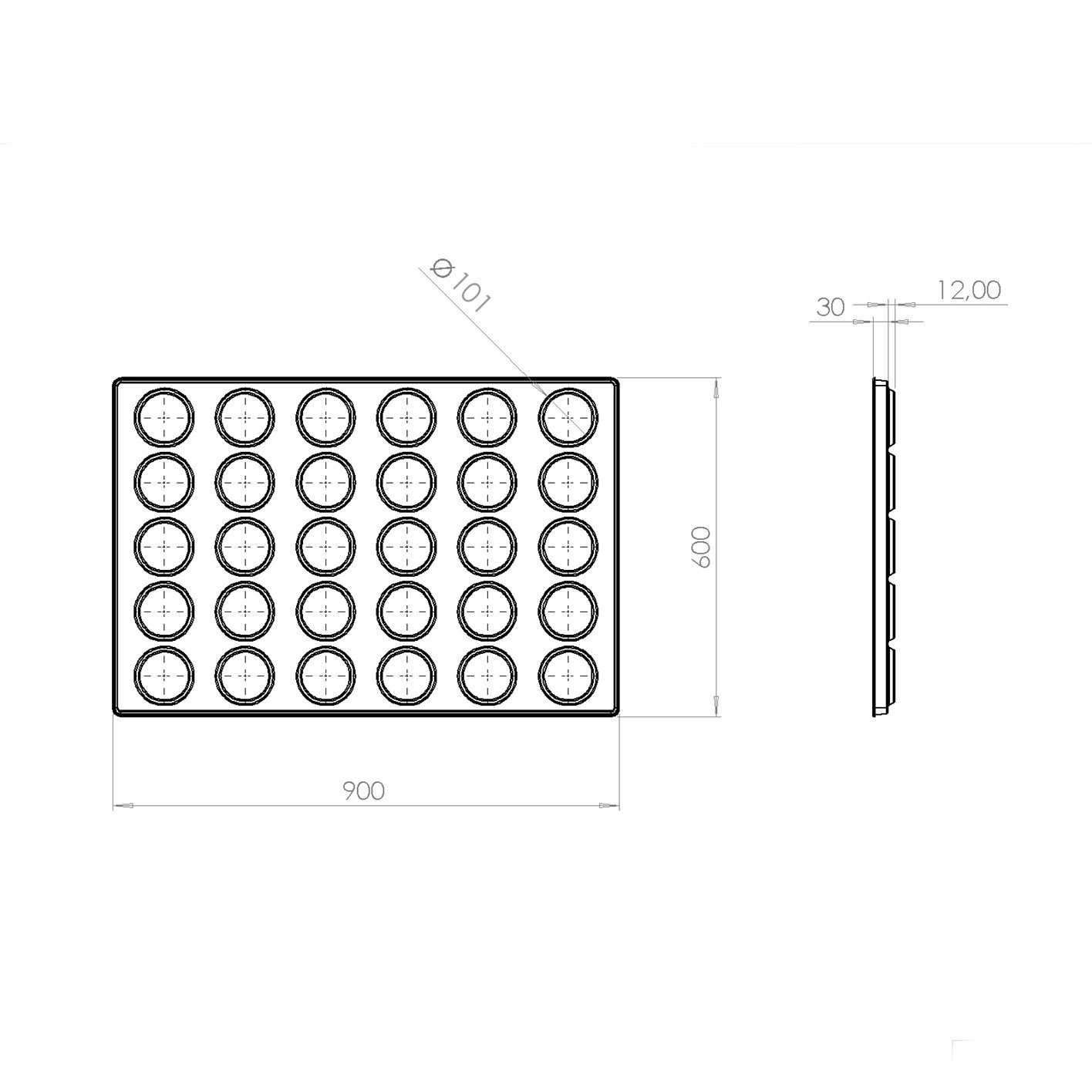59x80 cm Hamburger Tavası, Kaplamalı