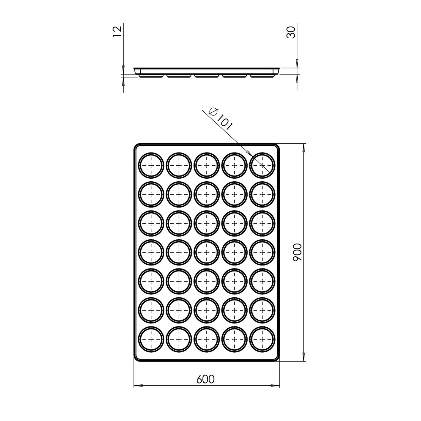 60x90 cm Hamburger Tavası, Kaplamalı