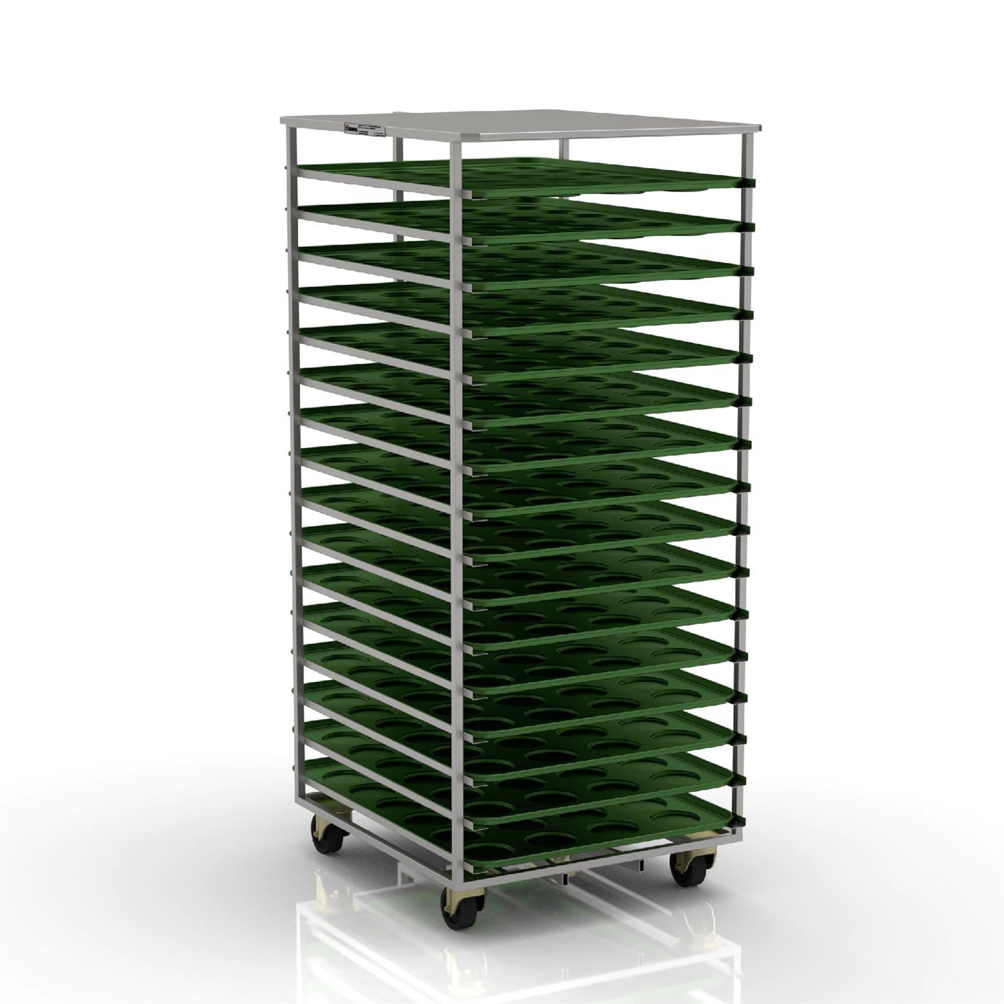 74x98 cm Döner Fırın Tava Arabası (İnoks)