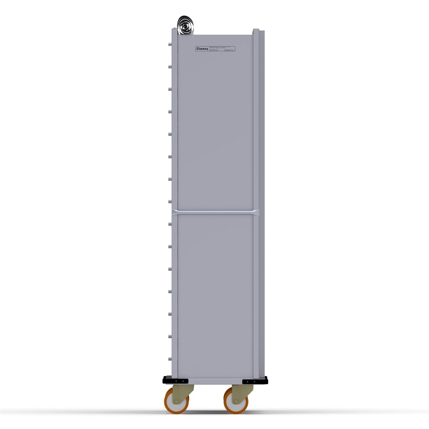 80x40 cm Kapalı Sistem Hamur Çevirme (Patik) Pasa Arabası