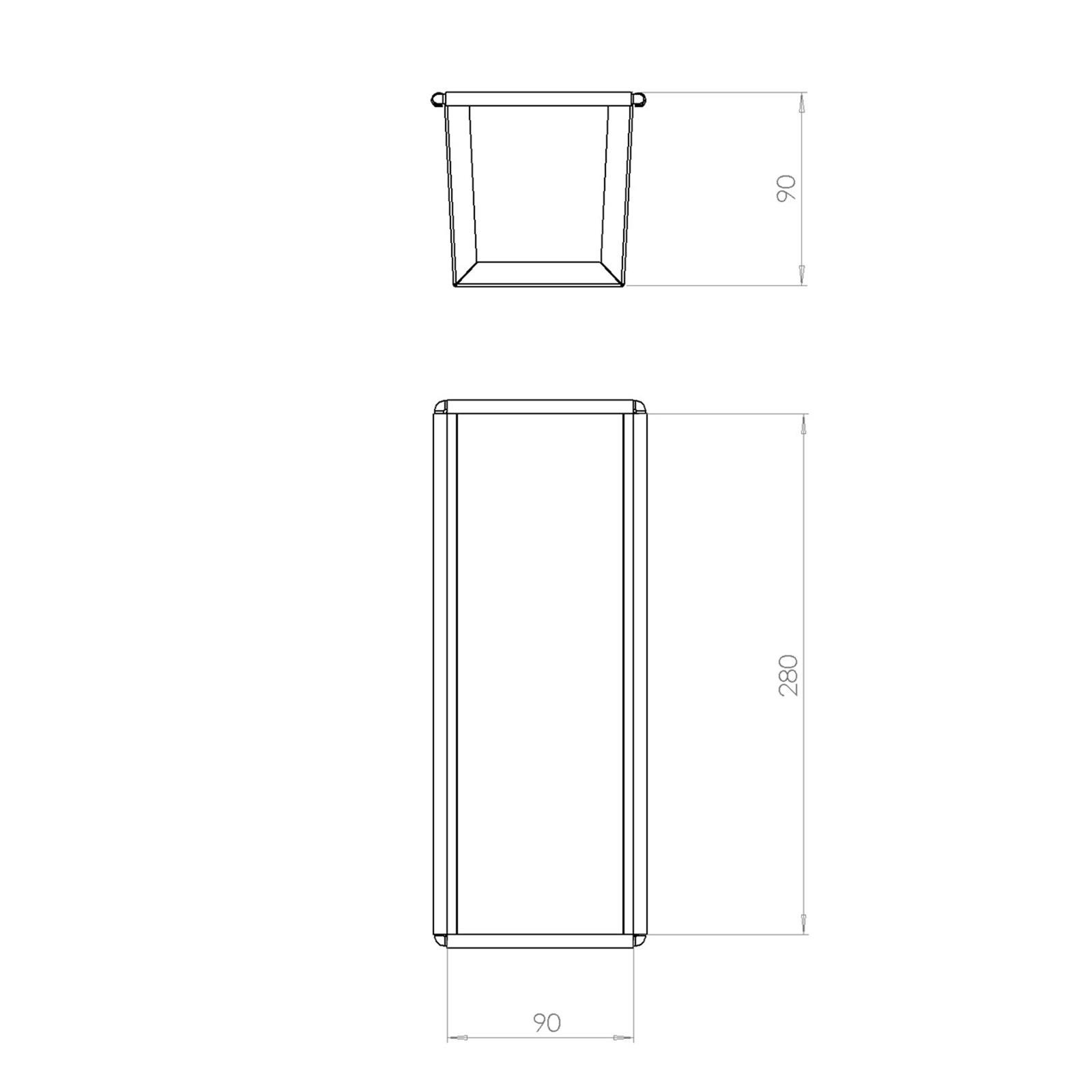 9x9x28 cm Ekmek Kalıbı