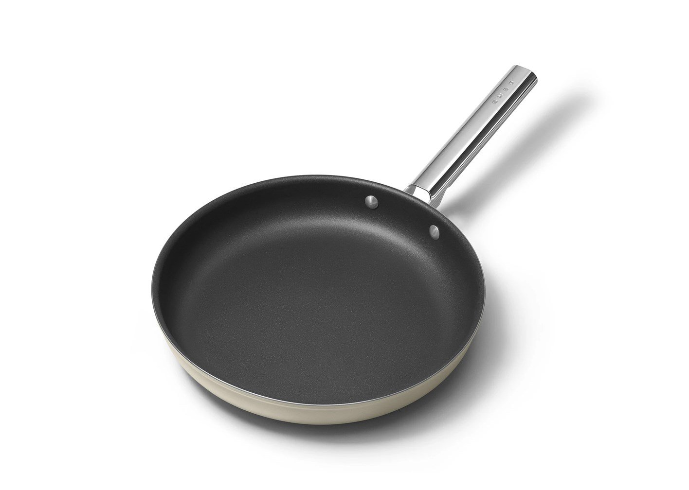 Smeg - Cookware 50'S Style Krem WOK Tava 30 cm