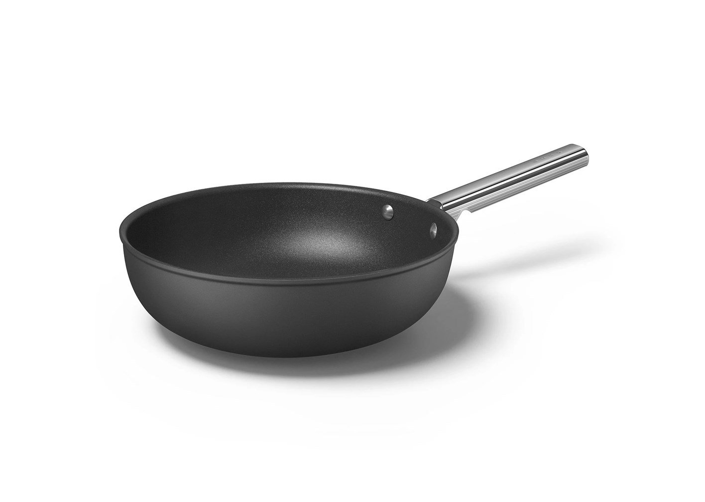 Smeg - Cookware 50'S Style Siyah WOK Tava 30 cm